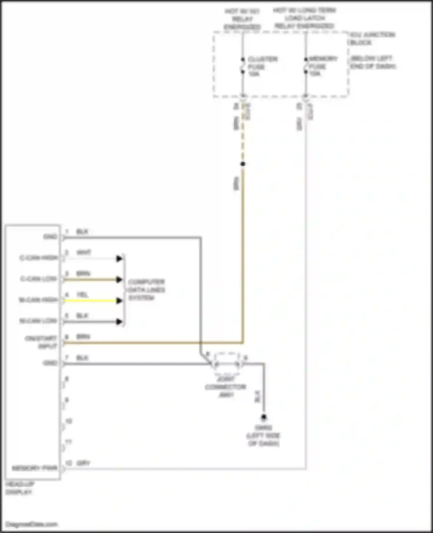 Wiring diagram m-can low for Kia K5 III (2019-2023) (2 of 6)