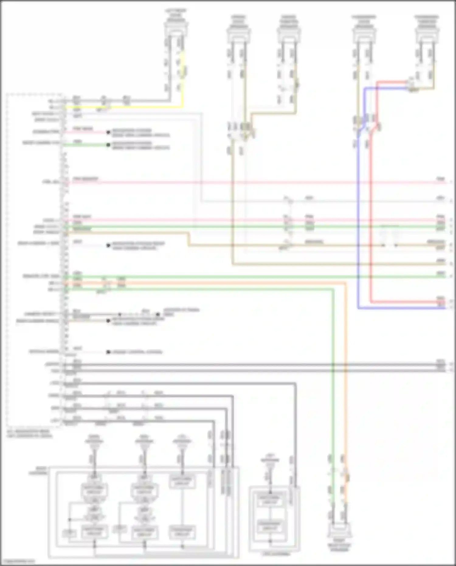 Wiring diagram matching circuit for Kia K5 III (2019-2023) (1 of 12)