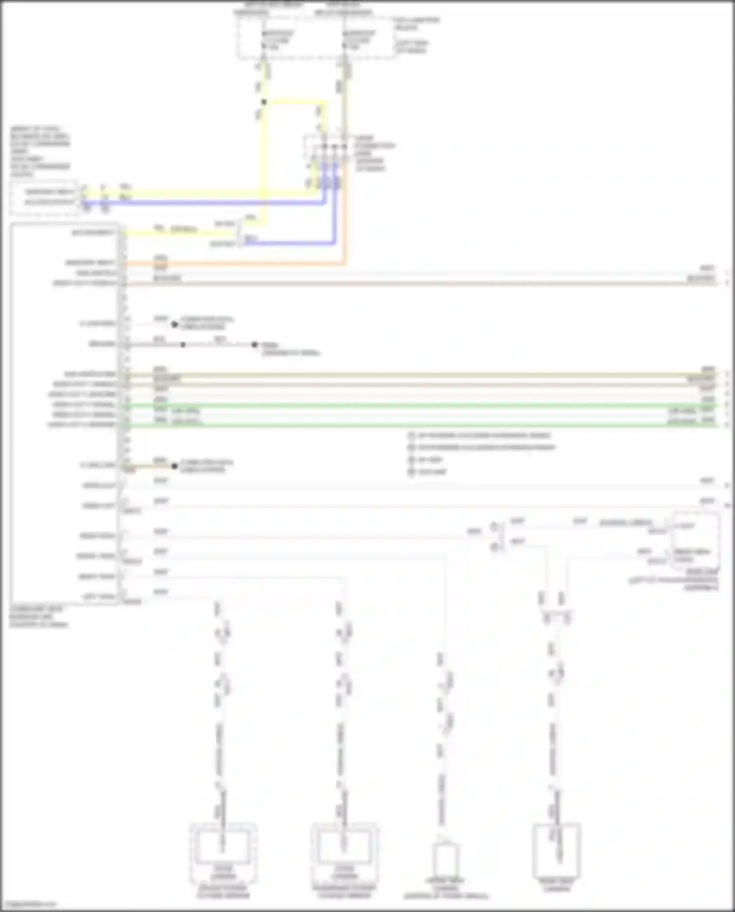 Wiring diagram passenger power outside mirror for Kia K5 III (2019-2023) (10 of 11)
