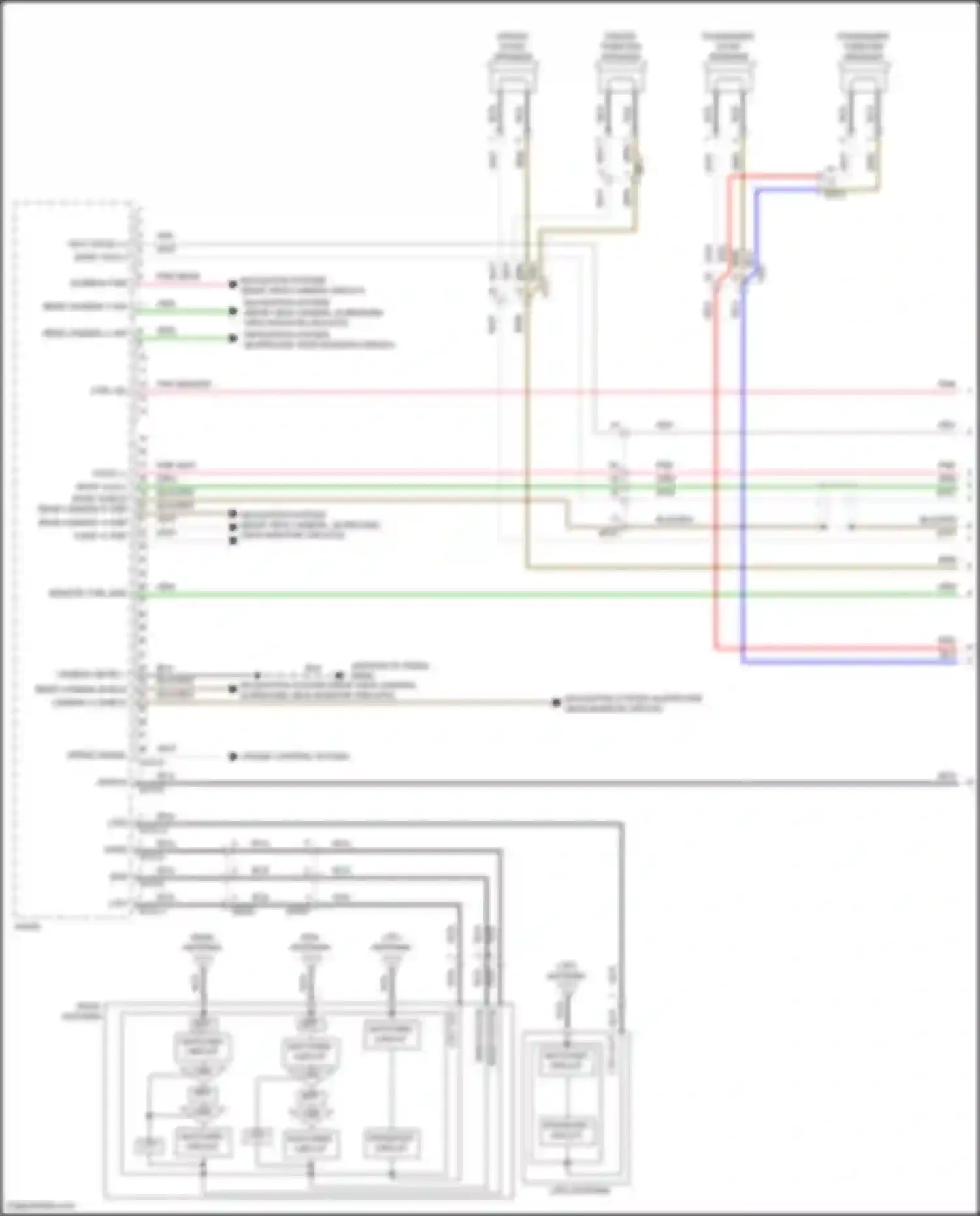 Wiring diagram rear camera p gnd for Kia K5 III (2019-2023) (1 of 3)