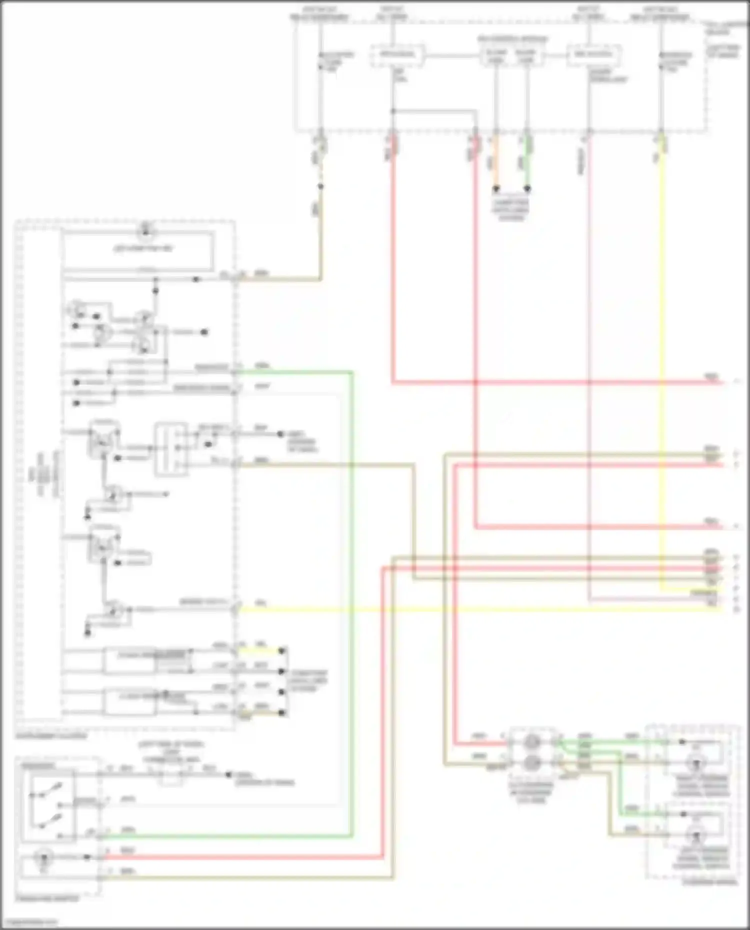 Wiring diagram short term load for Kia K5 III (2019-2023) (2 of 3)