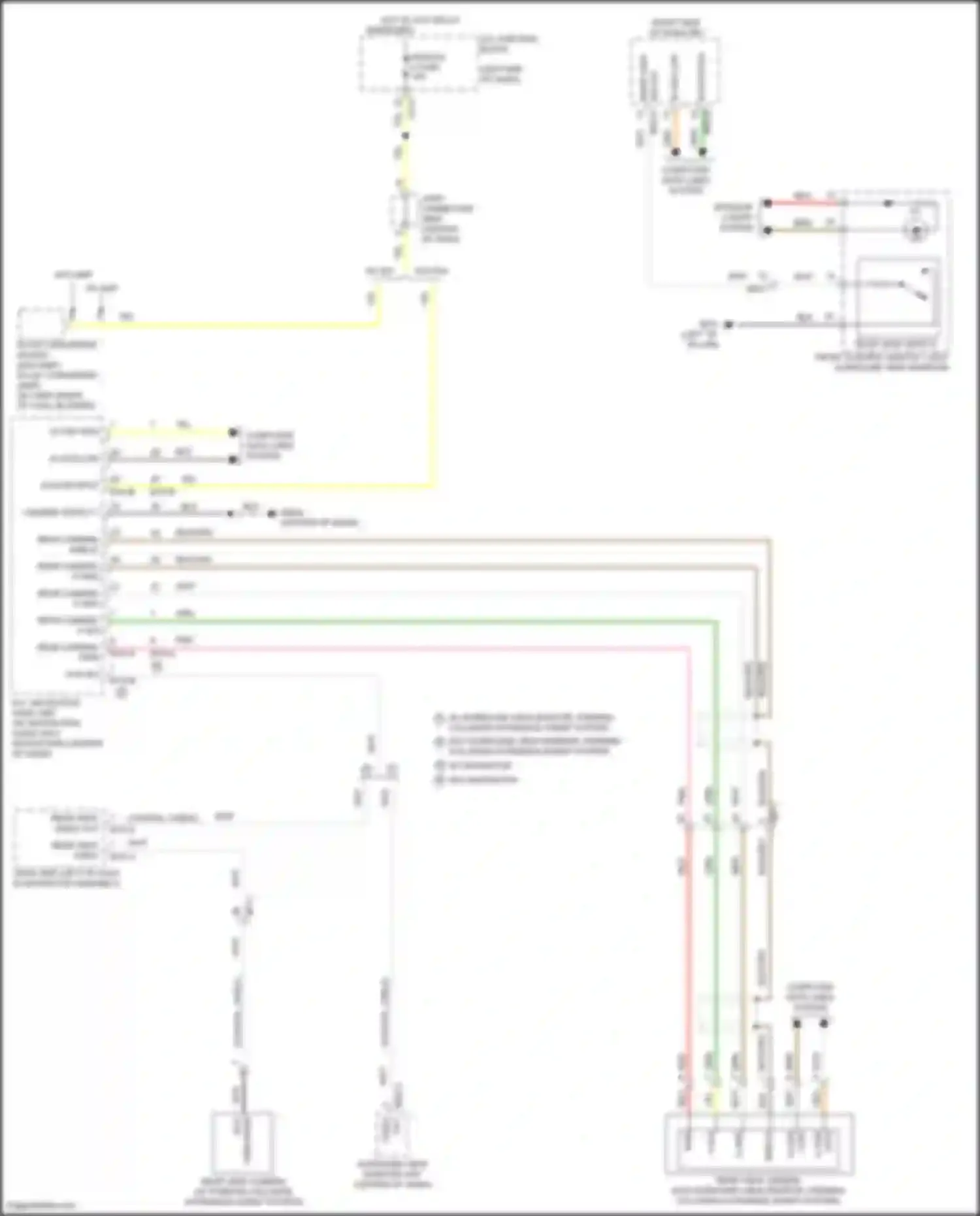 Wiring diagram surround view monitor unit for Kia K5 III (2019-2023) (8 of 15)