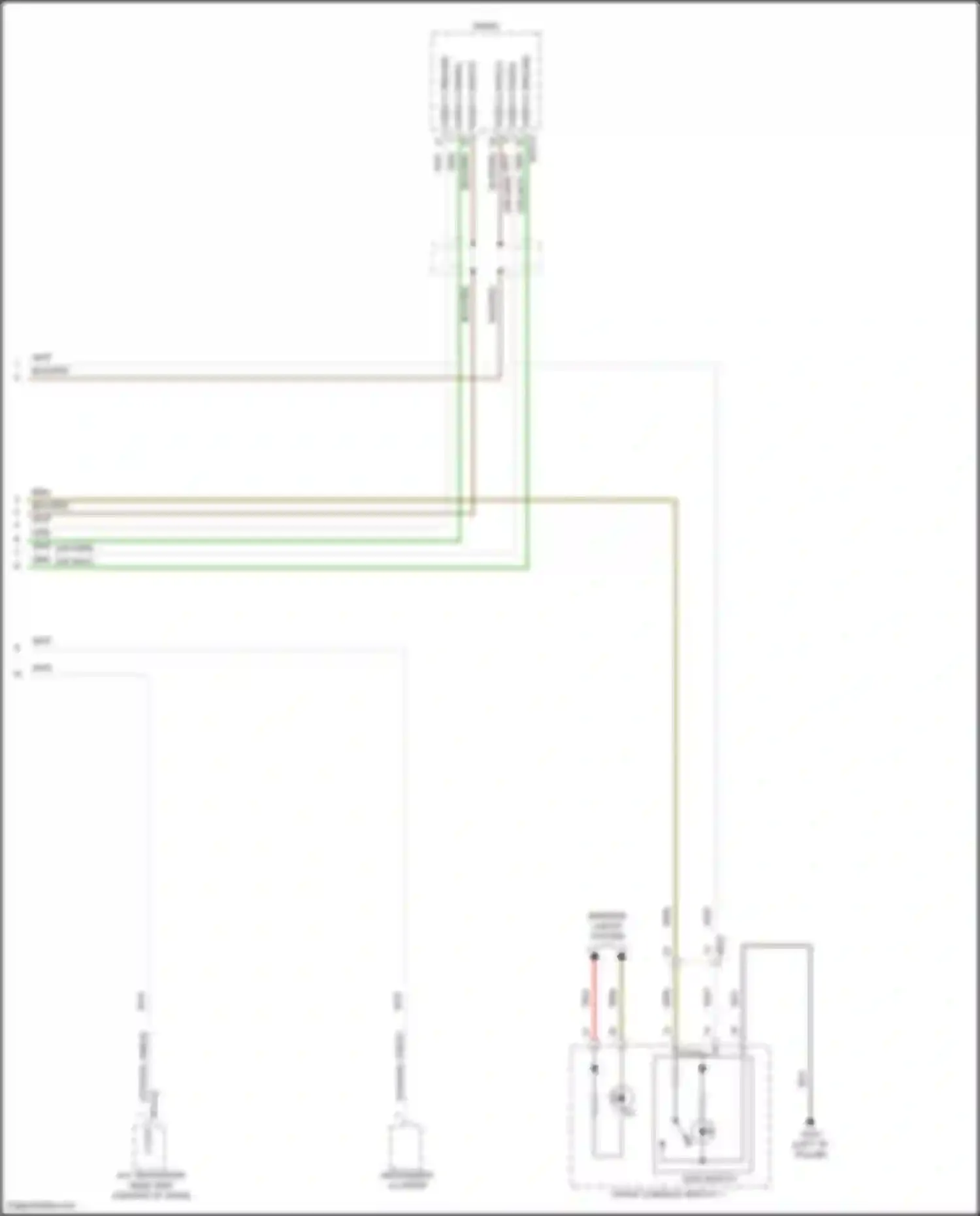 Wiring diagram svm switch for Kia K5 III (2019-2023) (2 of 2)