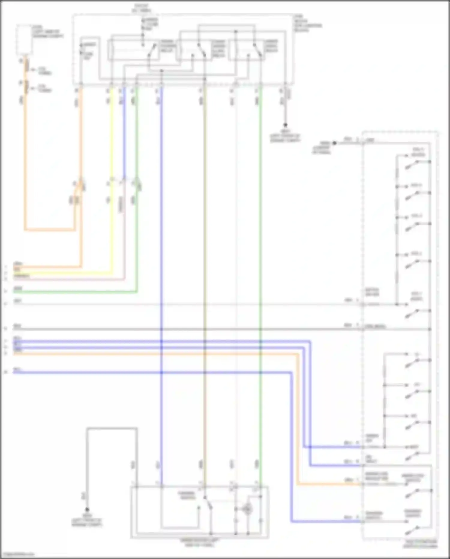 Wiring diagram wiper 2 fuse for Kia K5 III (2019-2023) (1 of 1)