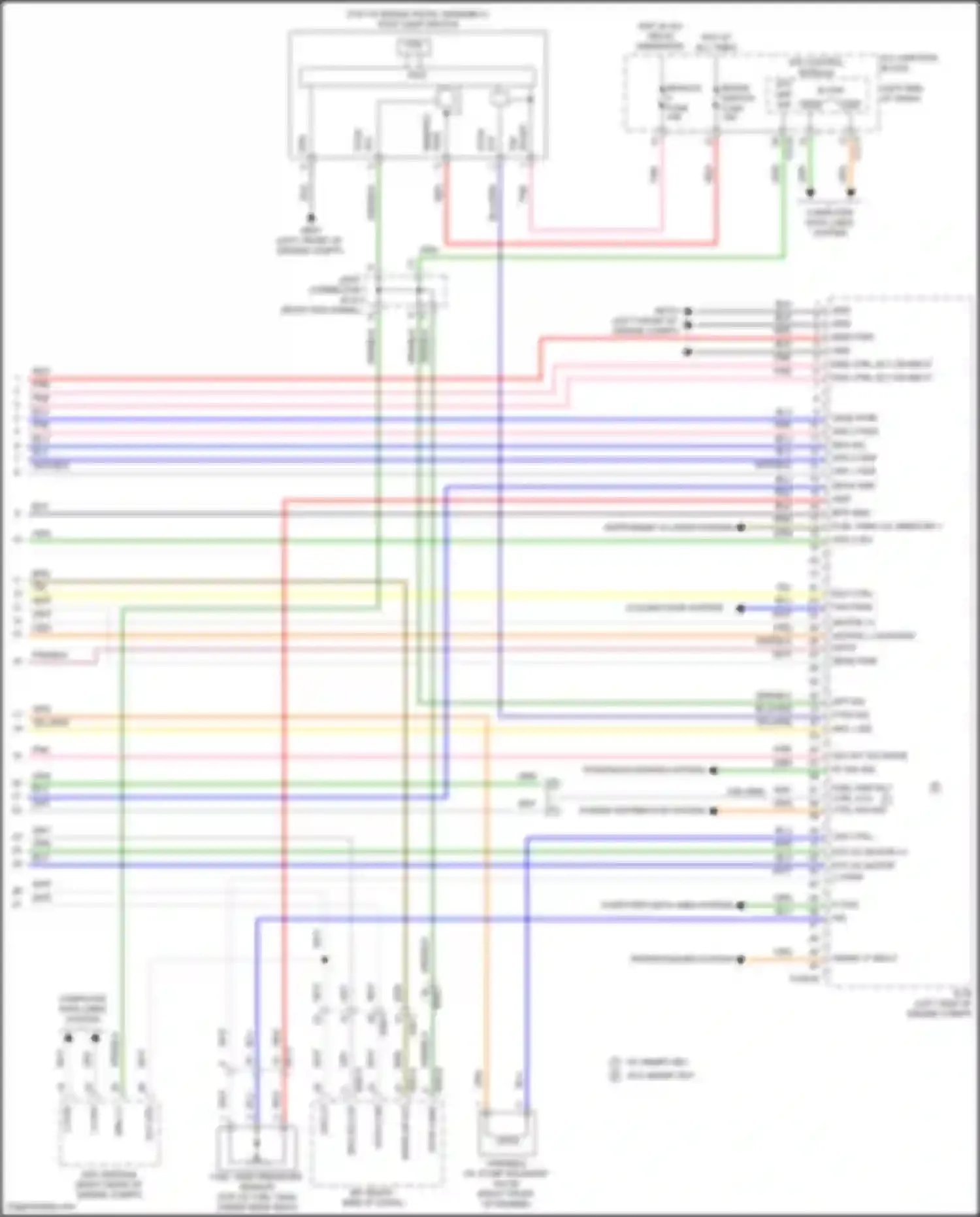 Wiring diagram wiper/washer system for Kia K5 III (2019-2023) (3 of 3)