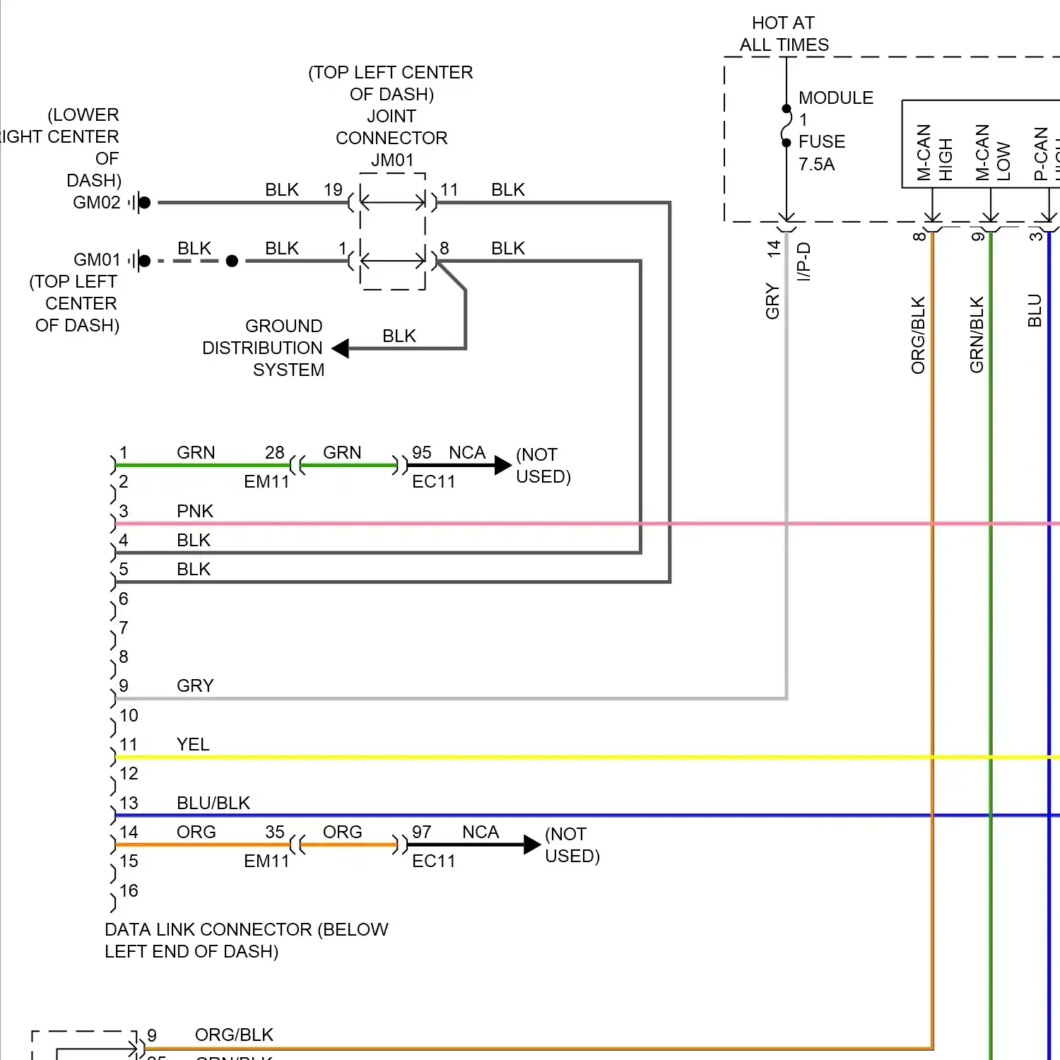 demo - Computer data lines circuit (1 of 4) Computer data lines circuit (1 of 4)