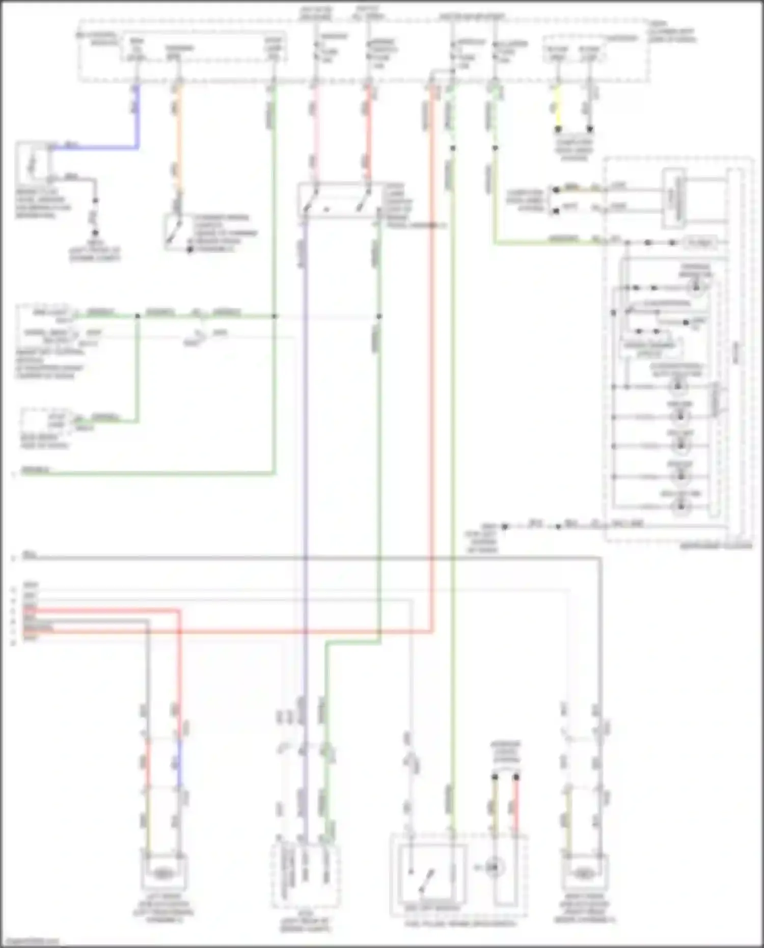 Wiring diagram b-can high for Kia K7 II (2016-2021) (21 of 33)