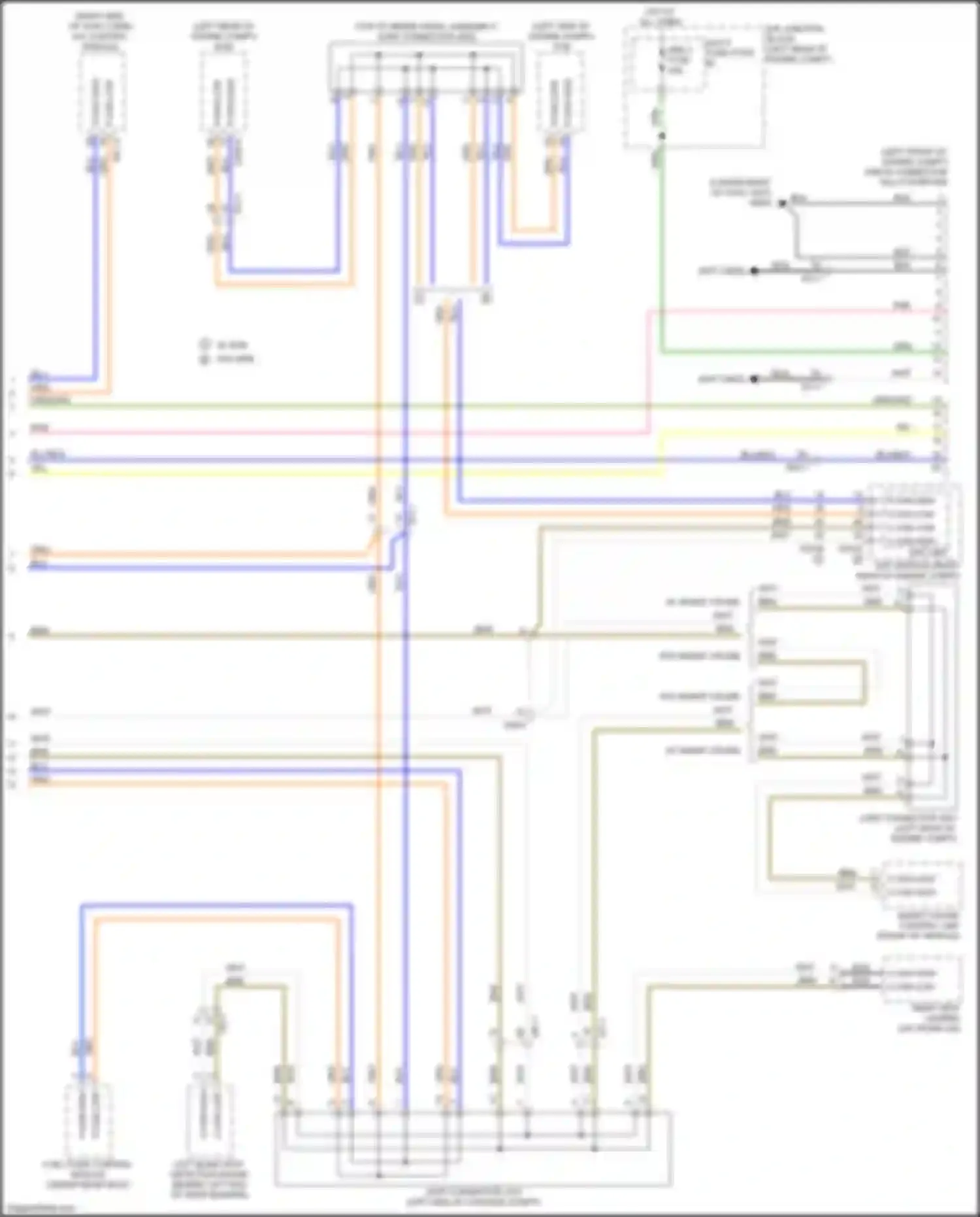 Wiring diagram blk for Kia K7 II (2016-2021) (12 of 125)