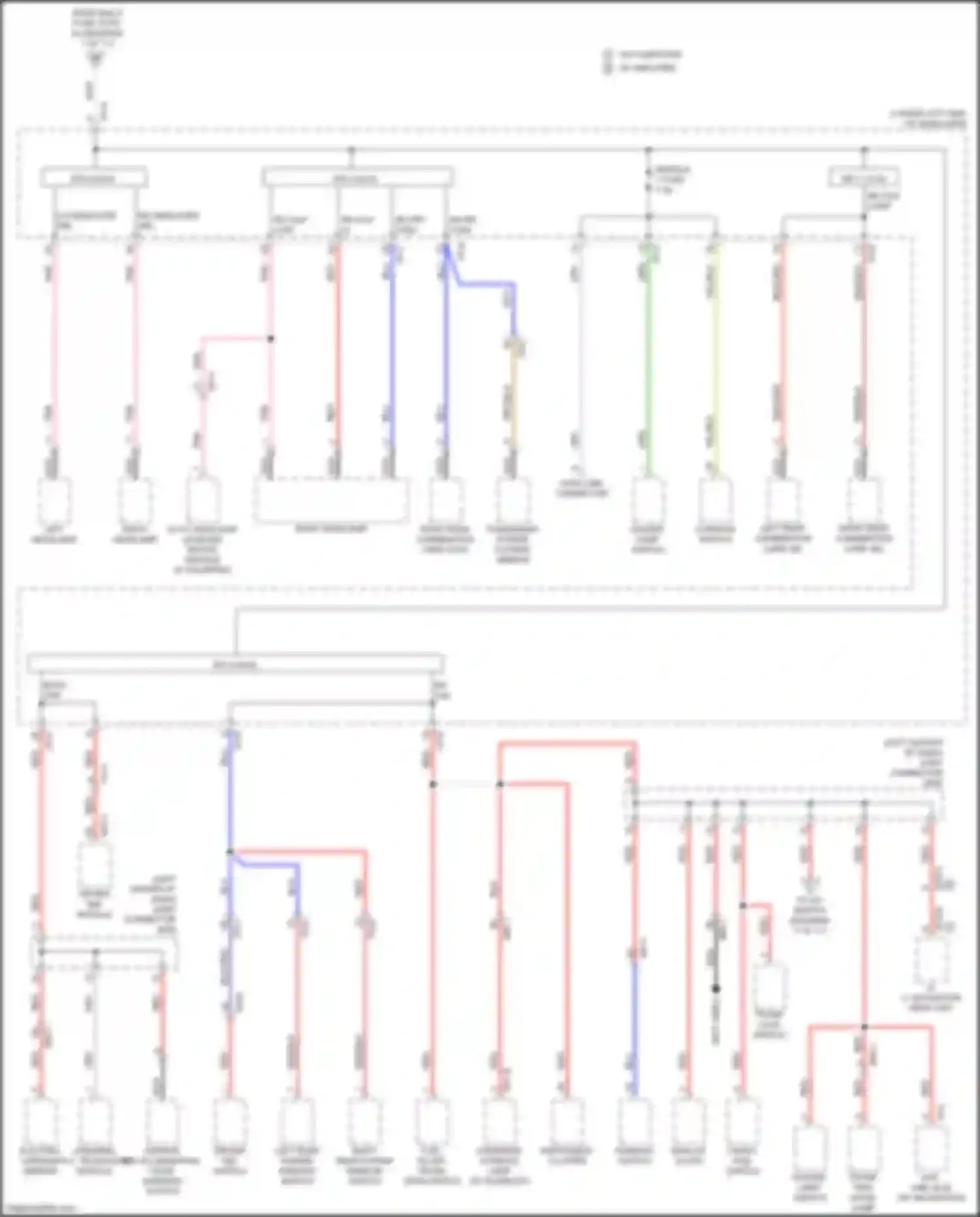 Wiring diagram crash pad switch for Kia K7 II (2016-2021) (6 of 6)