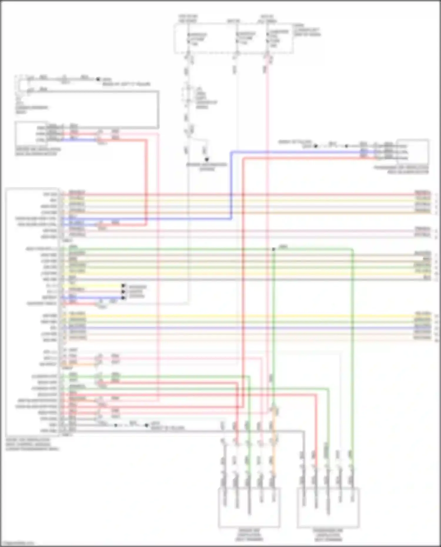 Wiring diagram drv blwr mtr pwr for Kia K7 II (2016-2021) (1 of 1)