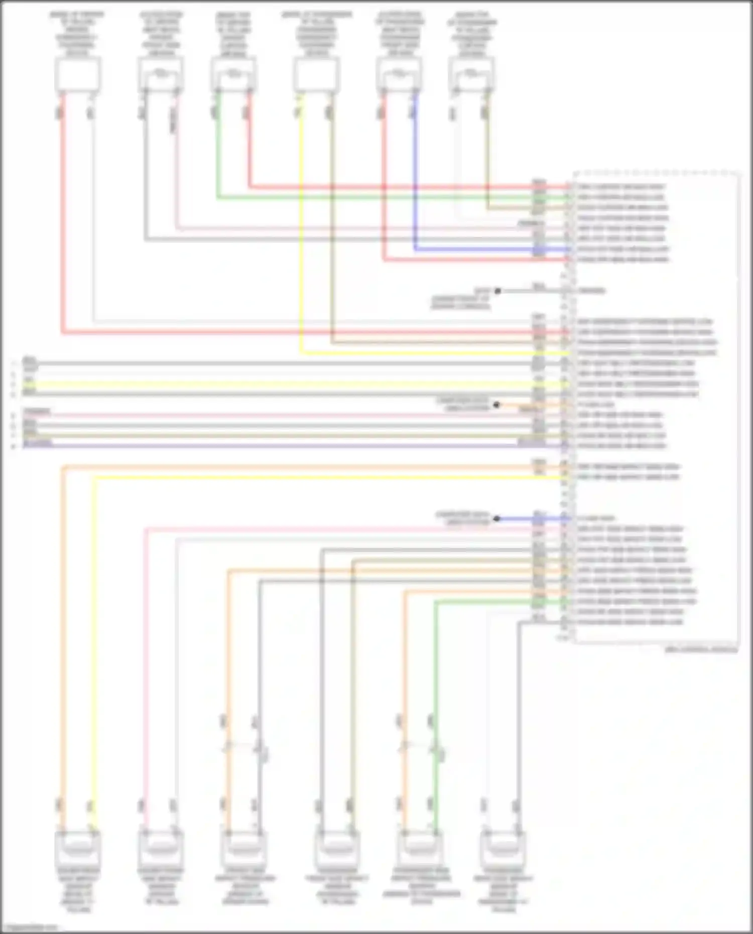 Wiring diagram drv side impact press sens low for Kia K7 II (2016-2021) (1 of 1)
