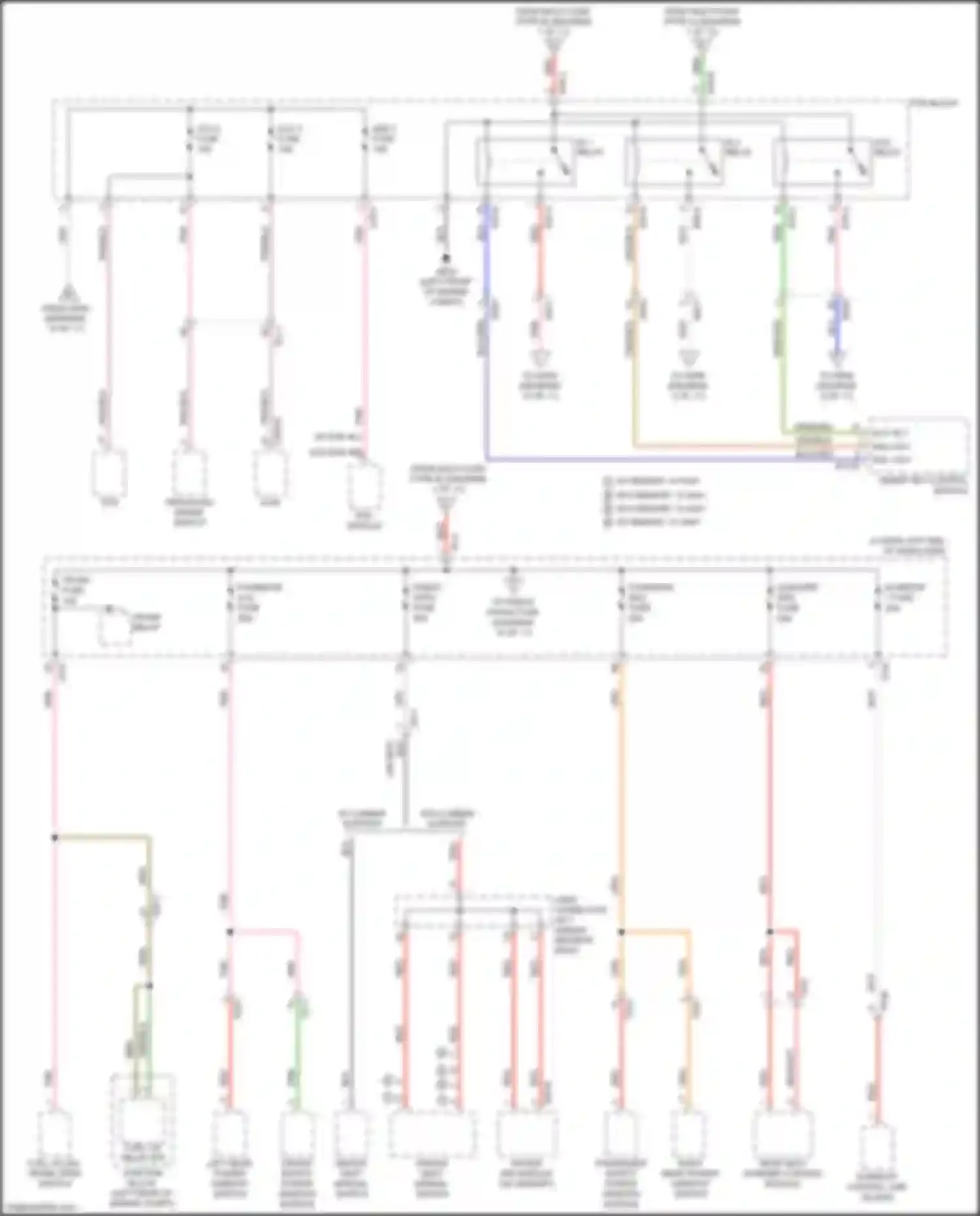 Wiring diagram e/r-e for Kia K7 II (2016-2021) (4 of 8)
