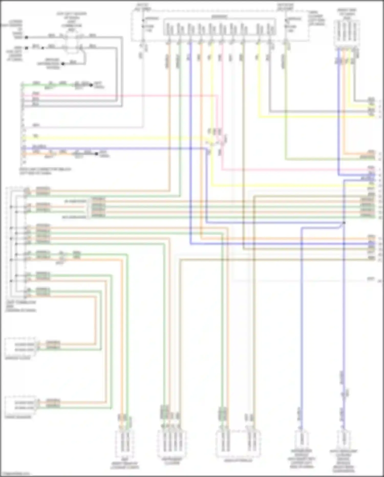 Wiring diagram i/p-f for Kia K7 II (2016-2021) (5 of 24)