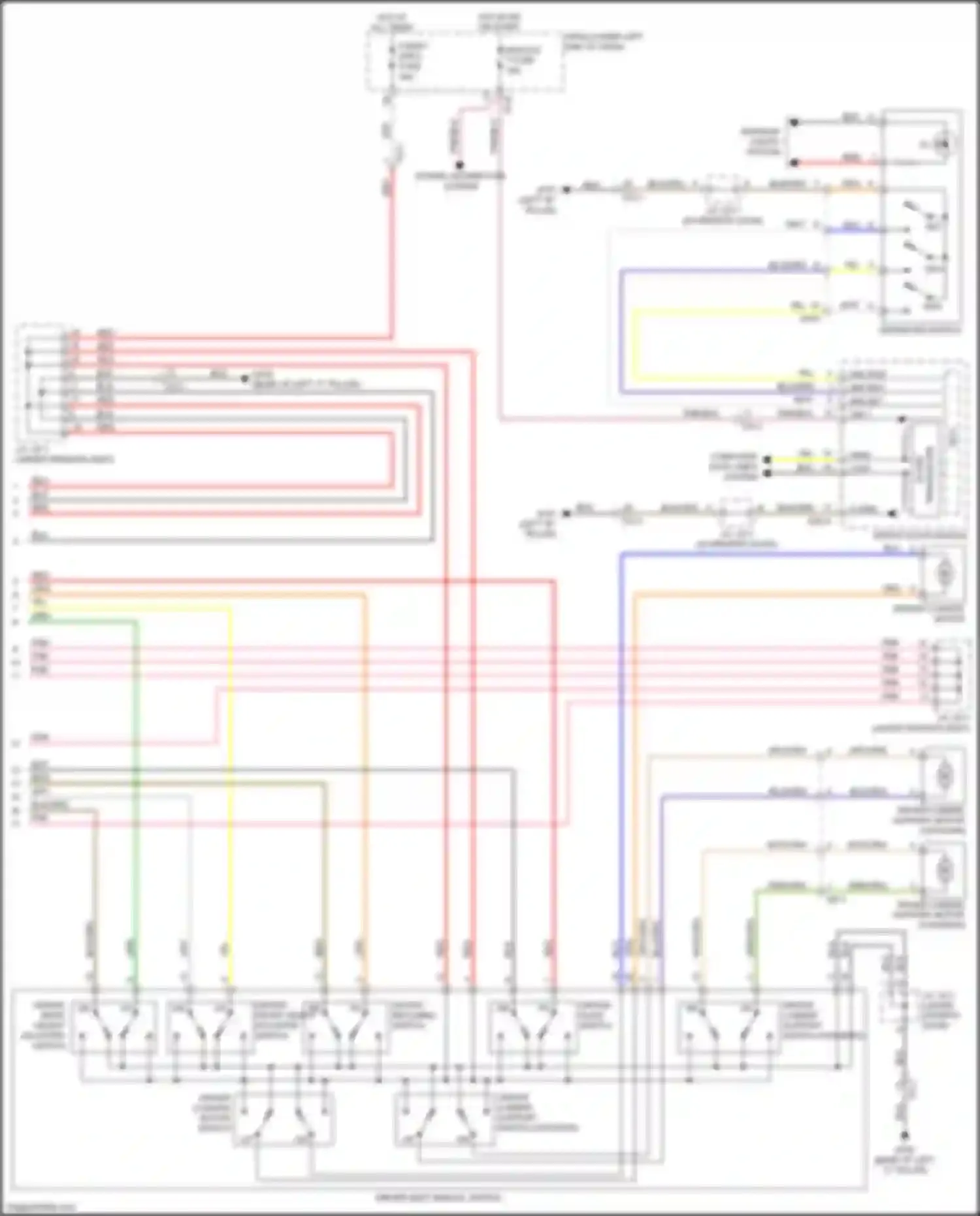 Wiring diagram power distribution system for Kia K7 II (2016-2021) (5 of 8)
