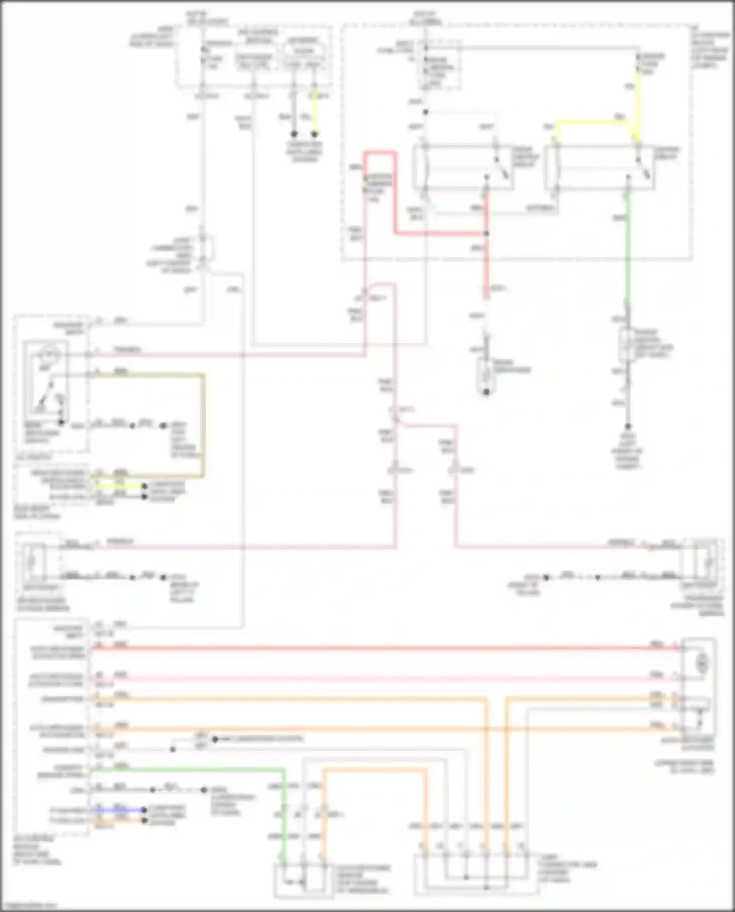Wiring diagram sensor pwr for Kia K7 II (2016-2021) (1 of 1)
