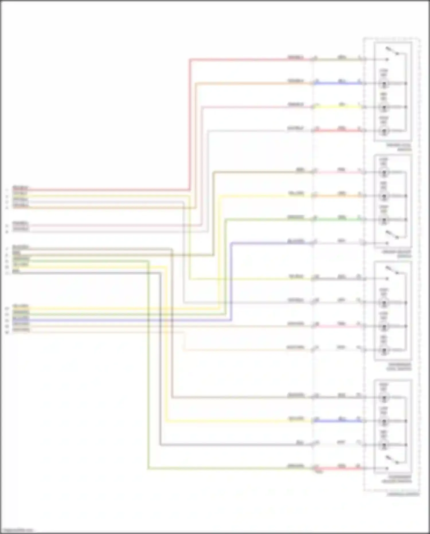 Wiring diagram yel/org for Kia K7 II (2016-2021) (8 of 26)