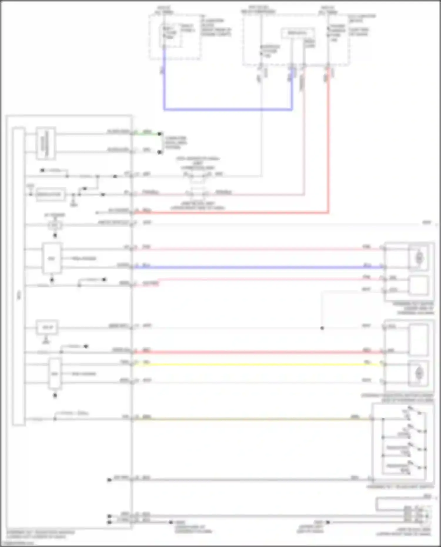 K9 Kia II (2018-2021): Memory power tilt & power telescopic circuit (1 of 2)
