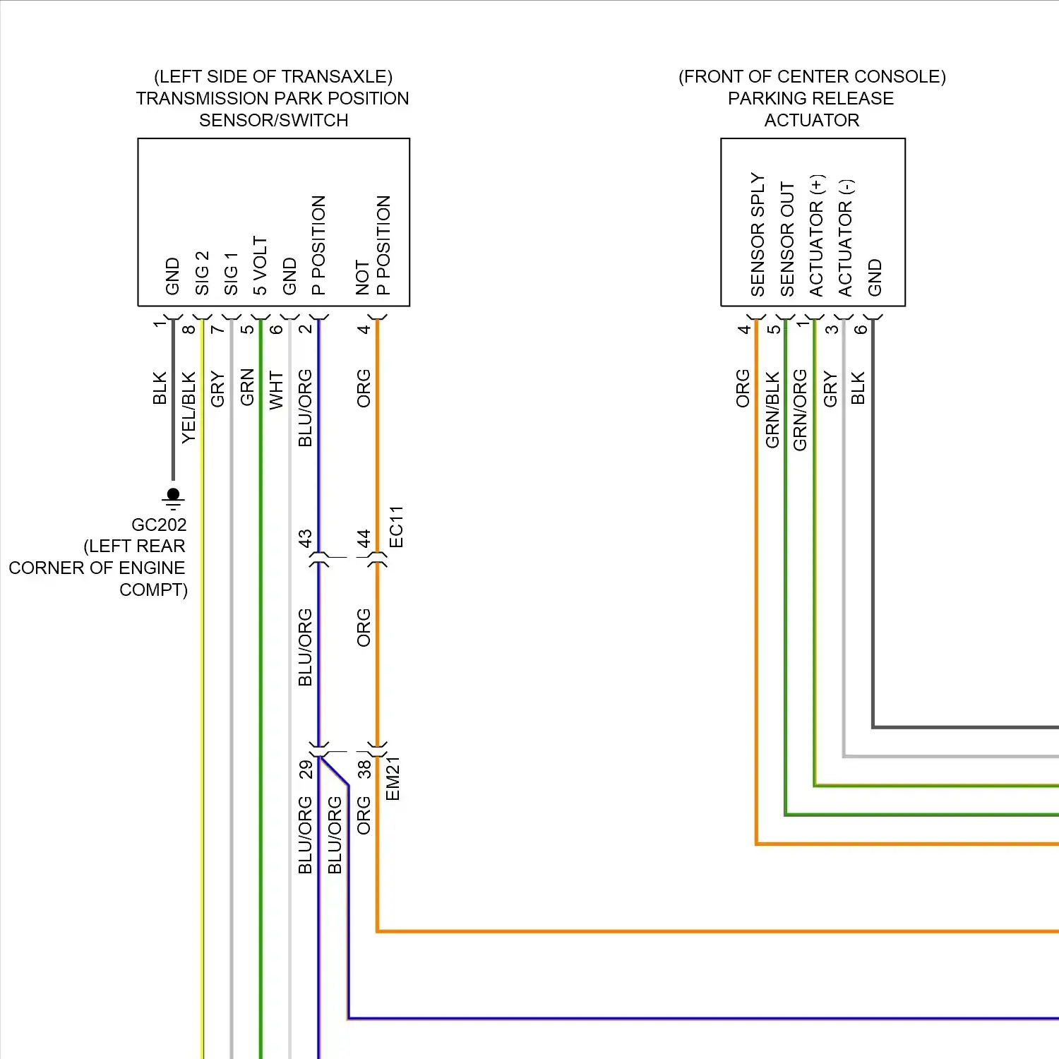 demo - Shift interlock circuit (1 of 2) Shift interlock circuit (1 of 2)