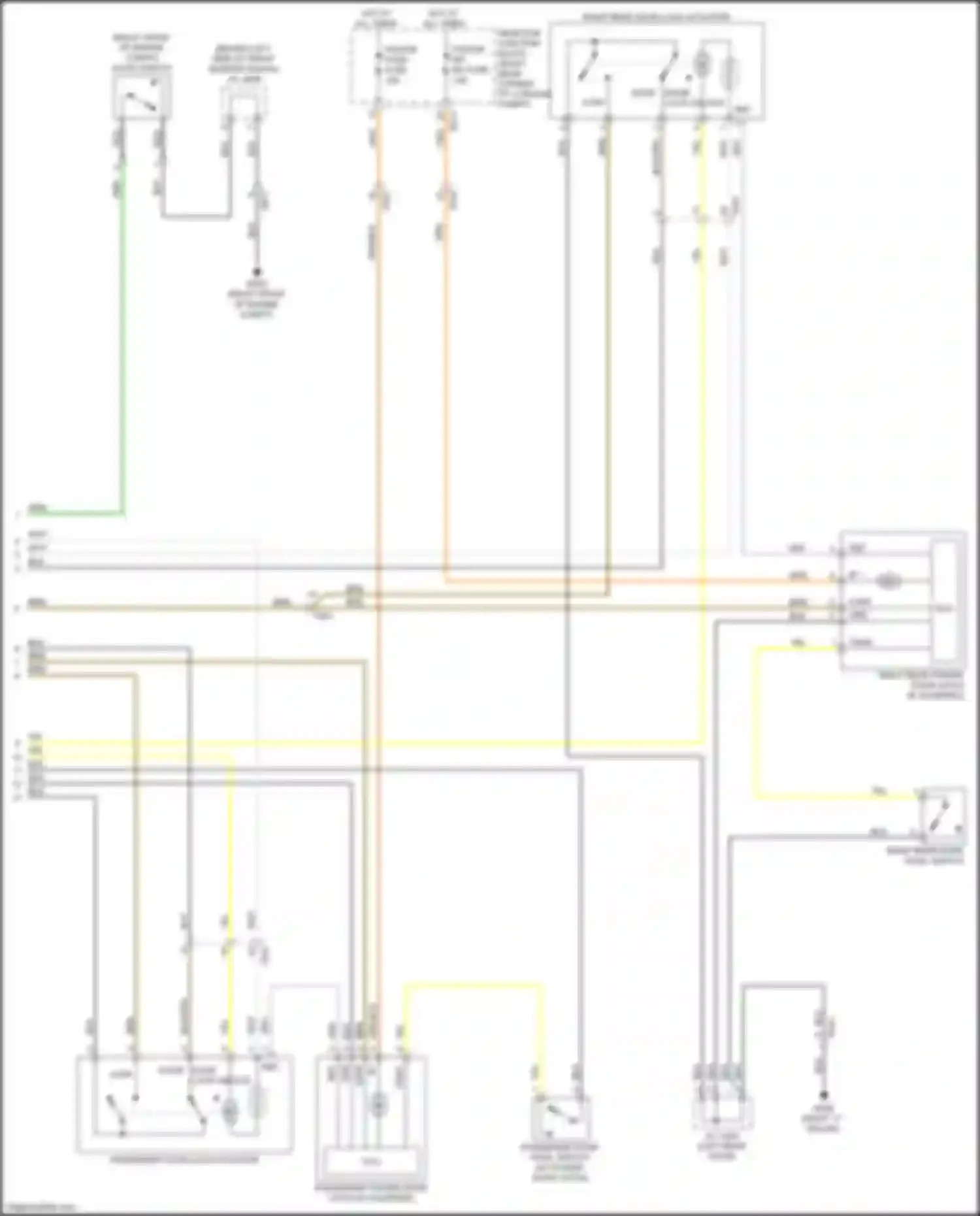 Wiring diagram ajar sw for Kia K9 II (2018-2021) (7 of 12)
