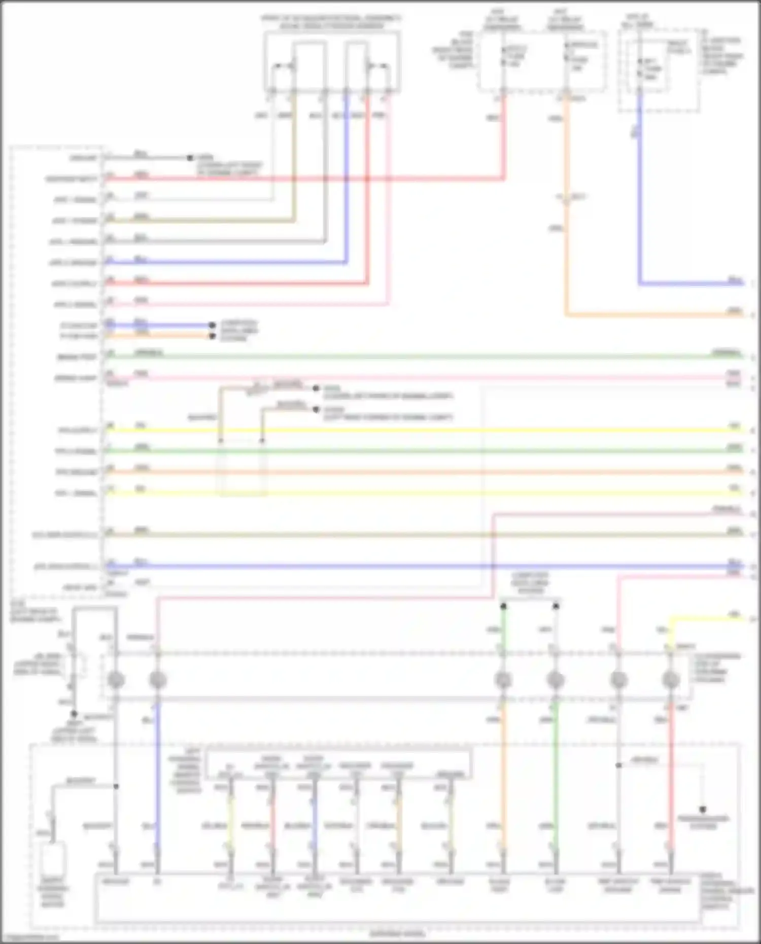 Wiring diagram aps 1 power for Kia K9 II (2018-2021) (1 of 1)