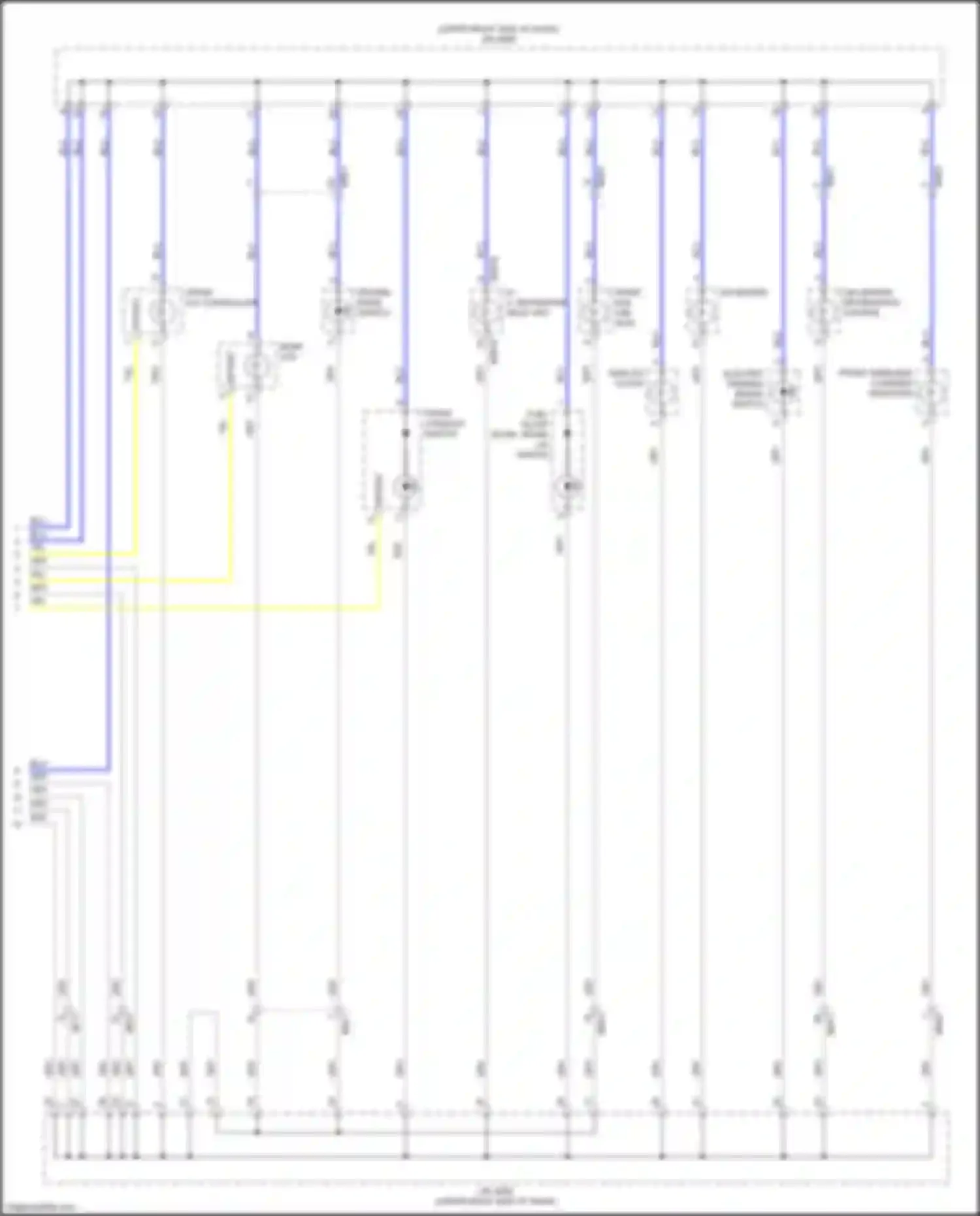 Wiring diagram a/v, navigation head unit for Kia K9 II (2018-2021) (4 of 26)