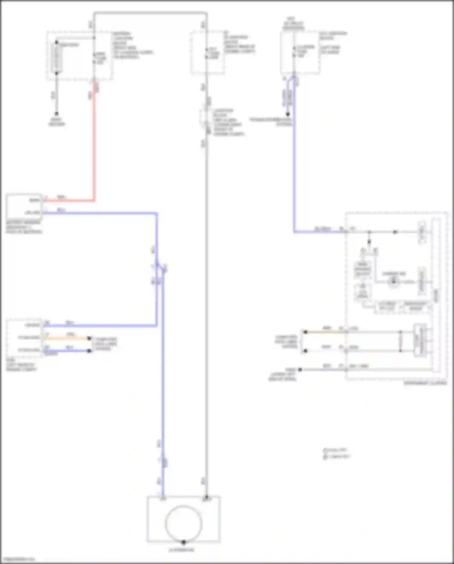 Wiring diagram backlight boost for Kia K9 II (2018-2021) (1 of 1)