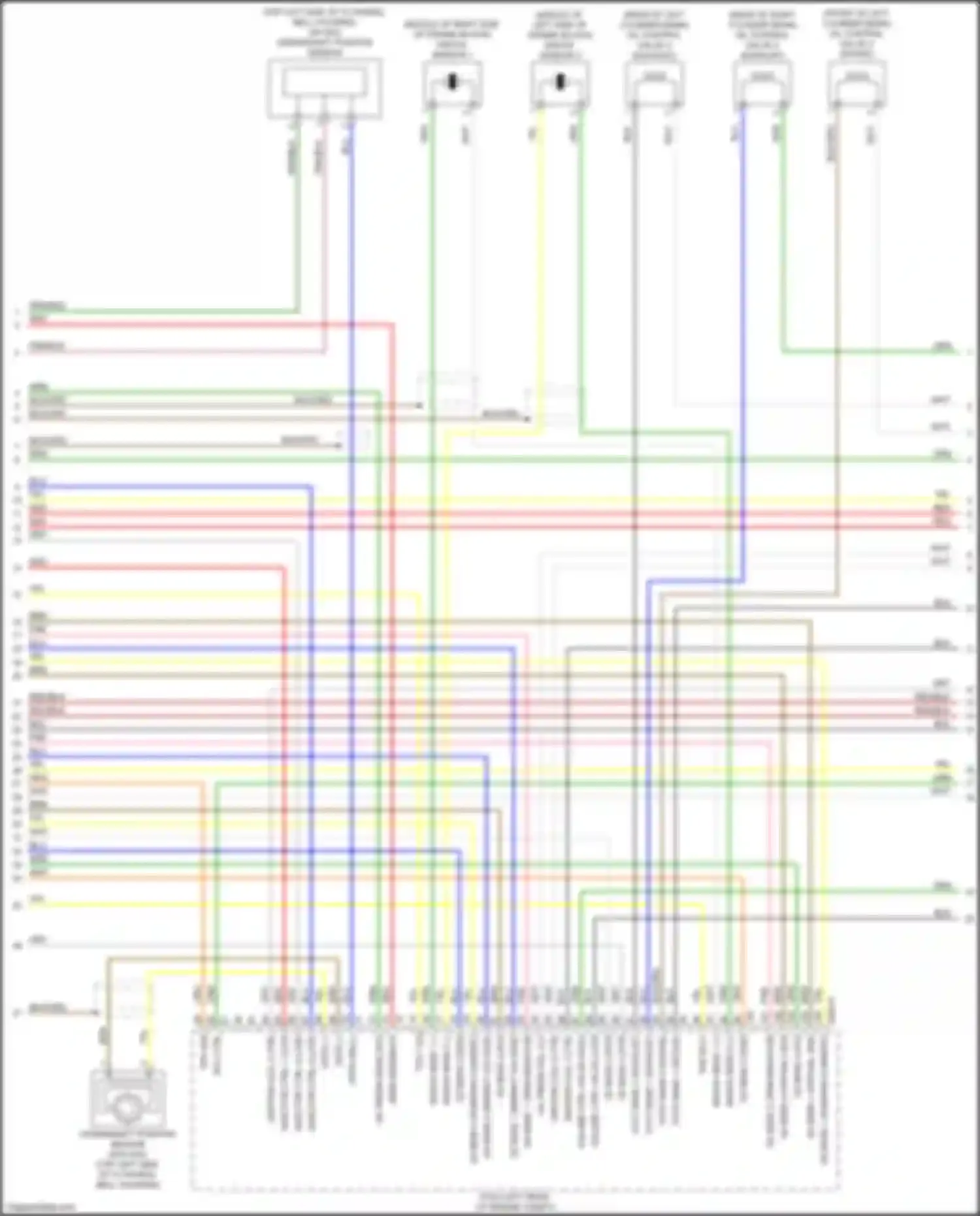 Wiring diagram blk for Kia K9 II (2018-2021) (162 of 165)