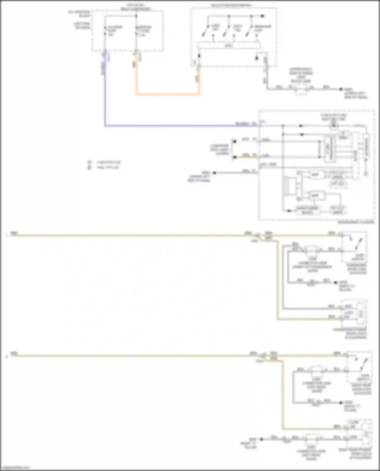 Wiring diagram c-can for Kia K9 II (2018-2021) (4 of 15)