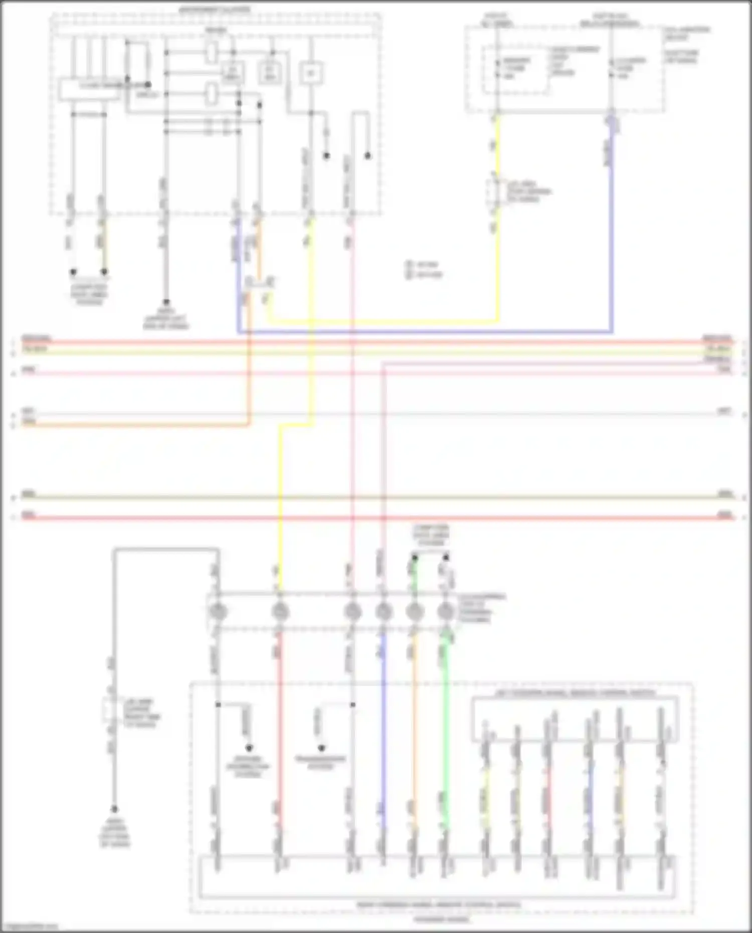 Wiring diagram computer data lines system for Kia K9 II (2018-2021) (73 of 110)
