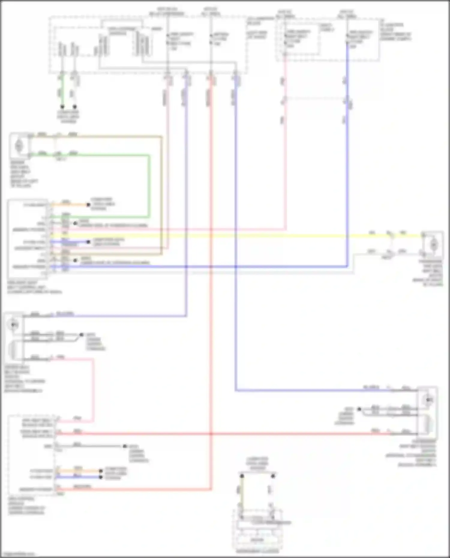 Wiring diagram computer data lines for Kia K9 II (2018-2021) (1 of 1)