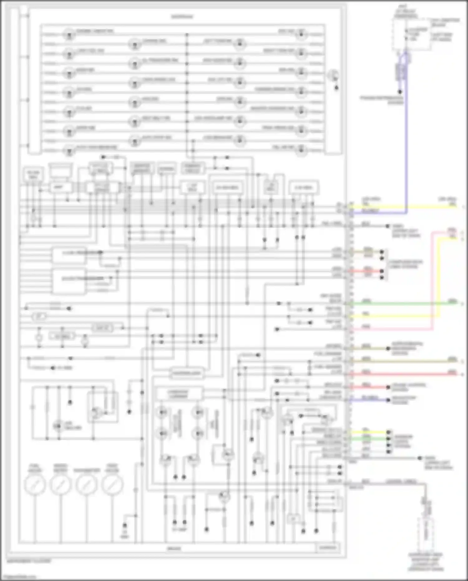 Wiring diagram dimming sdram circuit for Kia K9 II (2018-2021) (1 of 1)