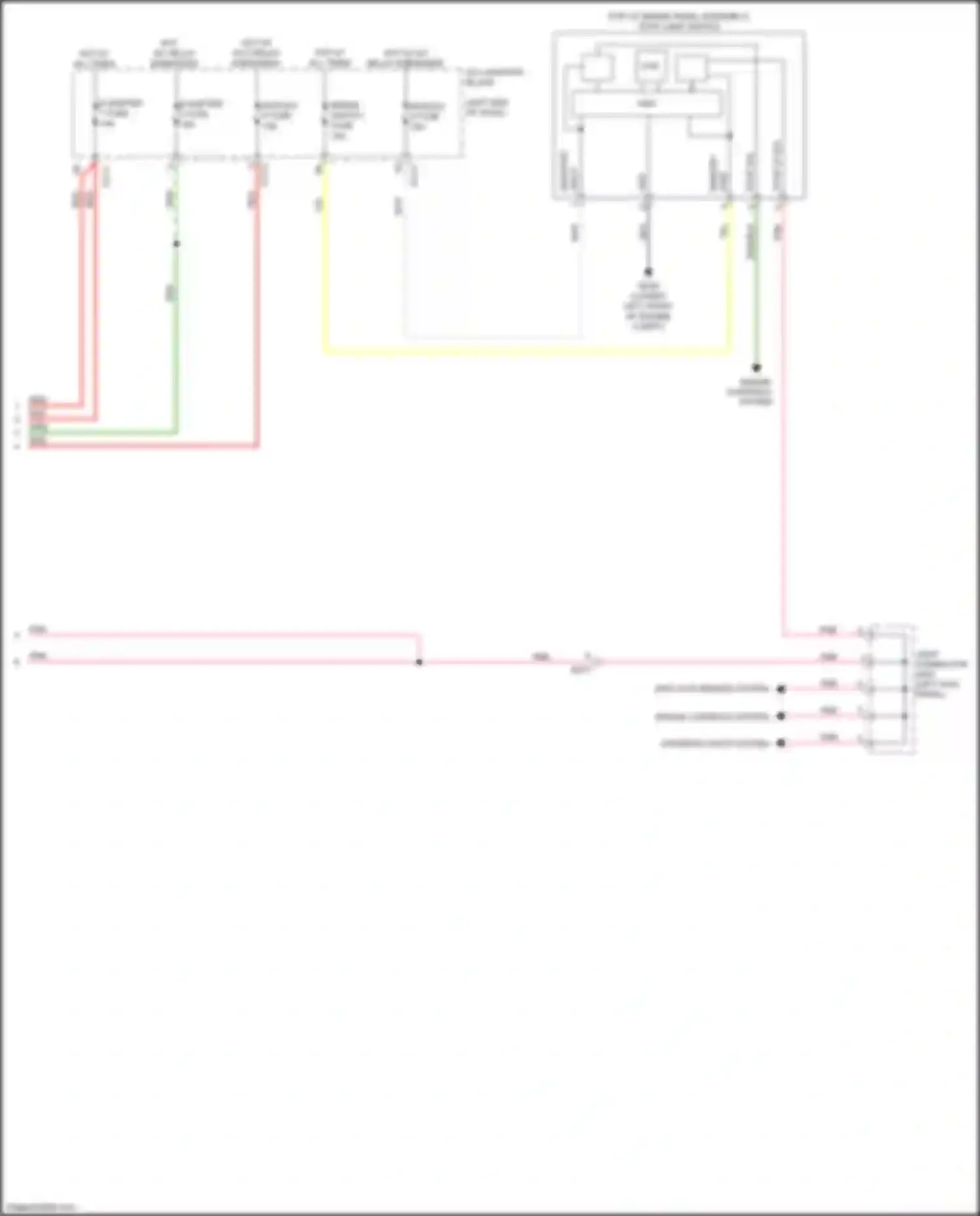 Wiring diagram engine controls system for Kia K9 II (2018-2021) (1 of 1)
