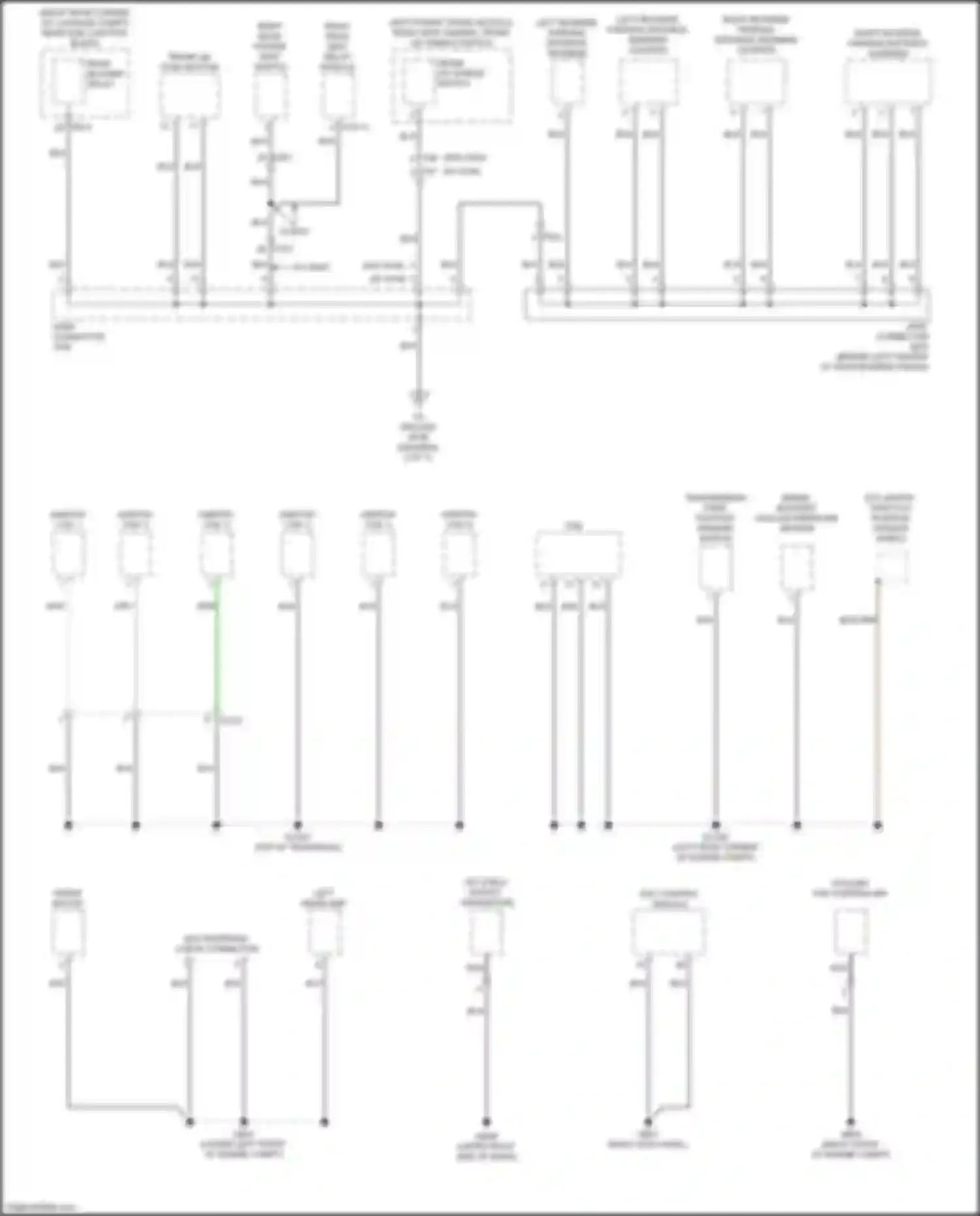Wiring diagram etc motor, throttle position sensor shield for Kia K9 II (2018-2021) (1 of 2)