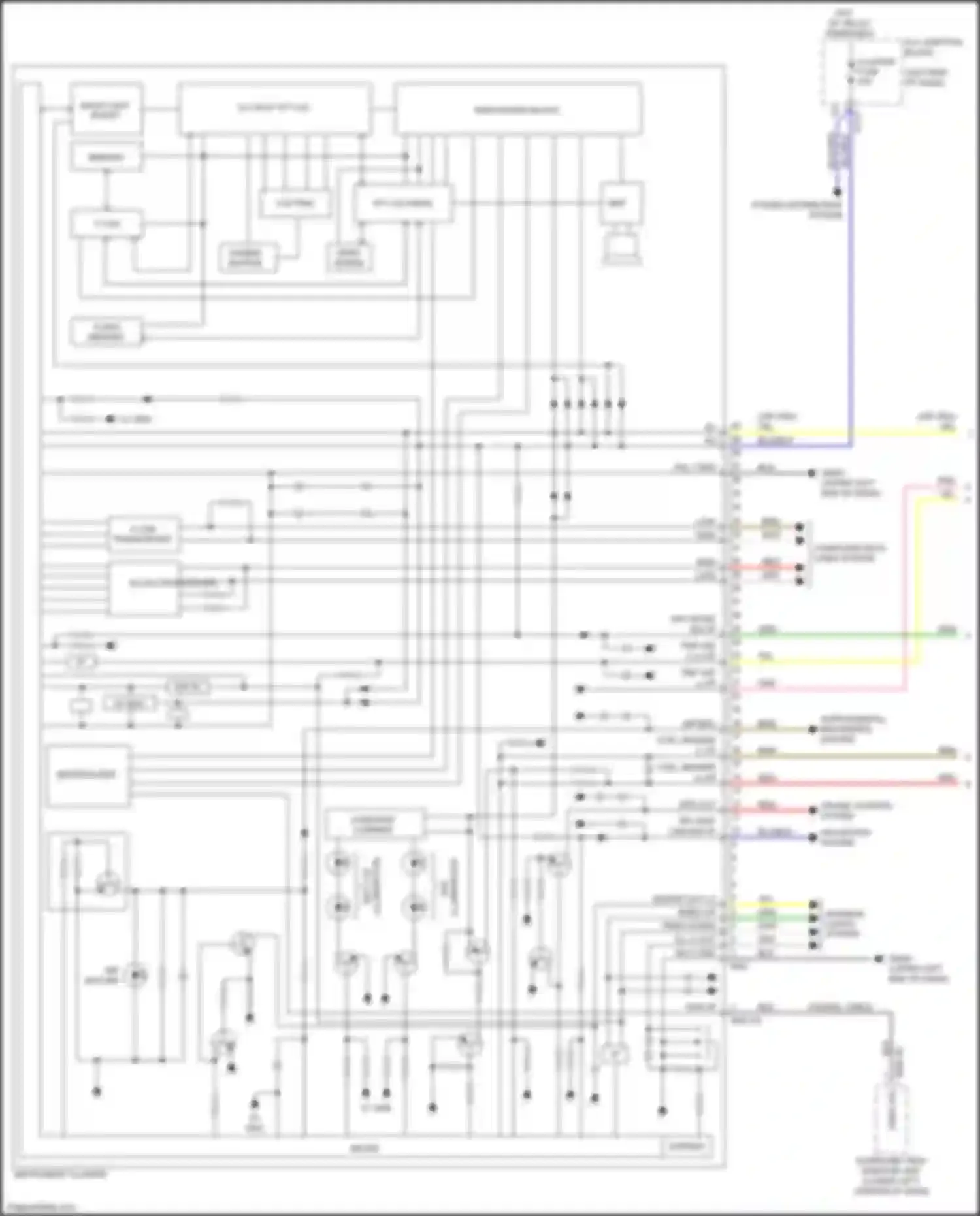 Wiring diagram grn for Kia K9 II (2018-2021) (129 of 147)