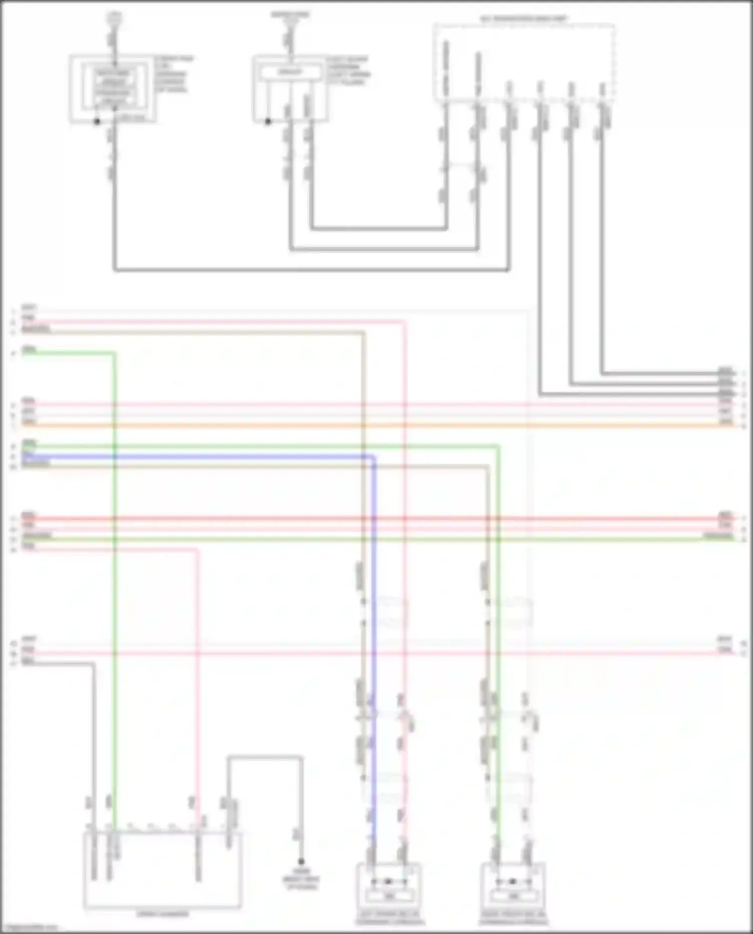 Wiring diagram grn/org for Kia K9 II (2018-2021) (5 of 25)