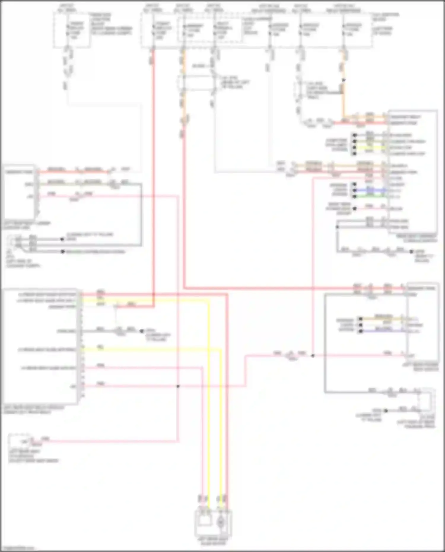 Wiring diagram ground distribution system for Kia K9 II (2018-2021) (16 of 19)
