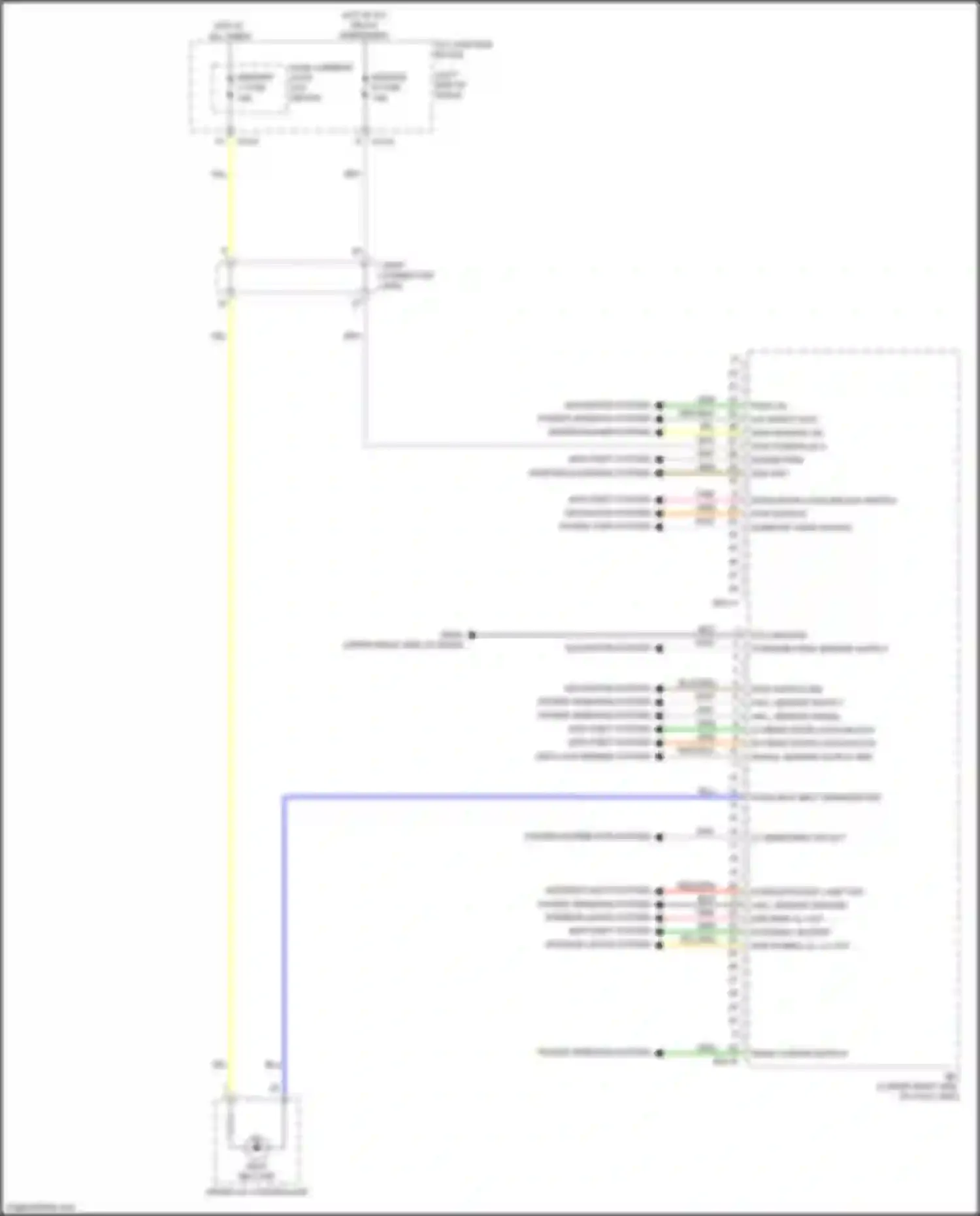 Wiring diagram gry/blk for Kia K9 II (2018-2021) (4 of 19)