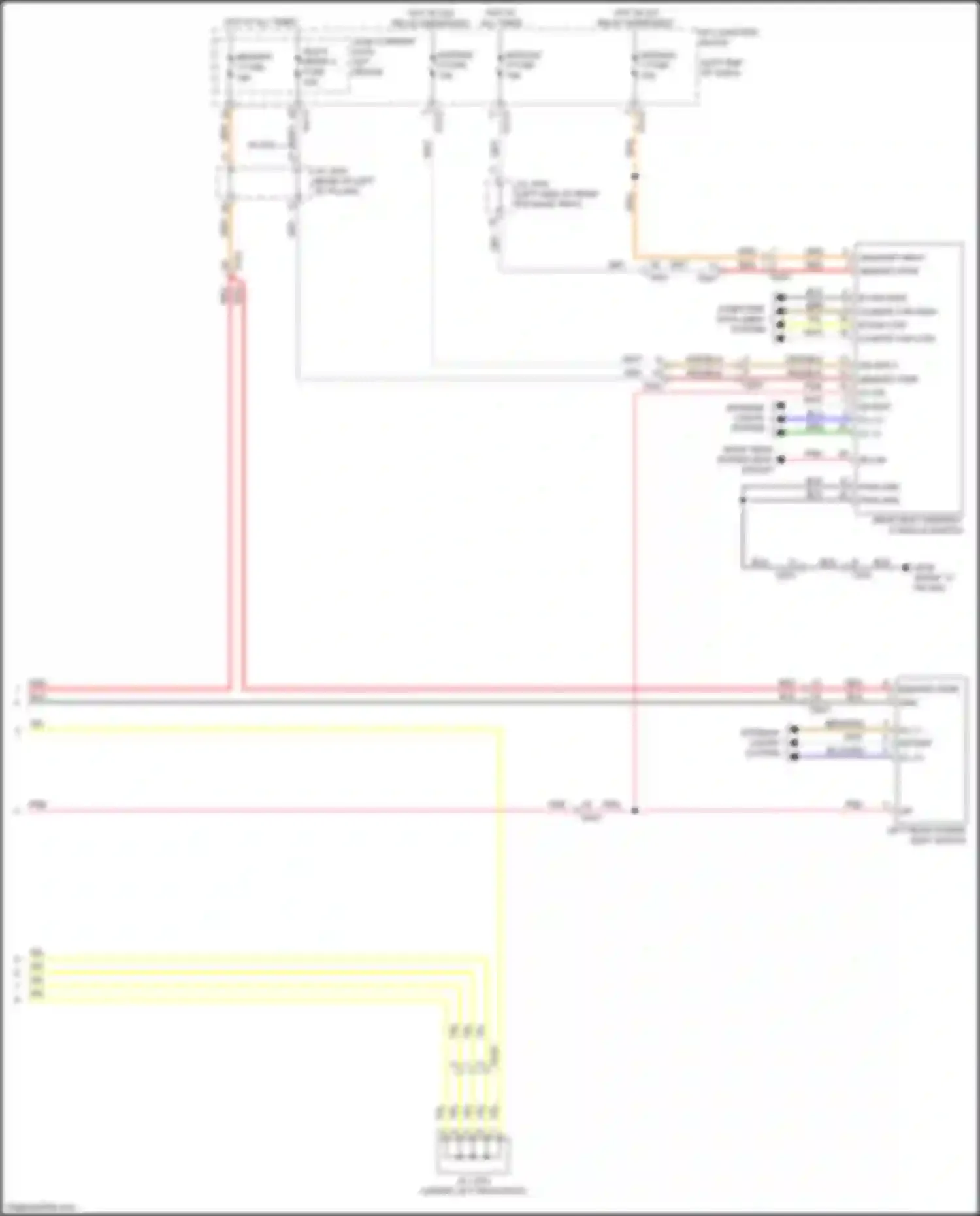 Wiring diagram icu-a for Kia K9 II (2018-2021) (24 of 54)
