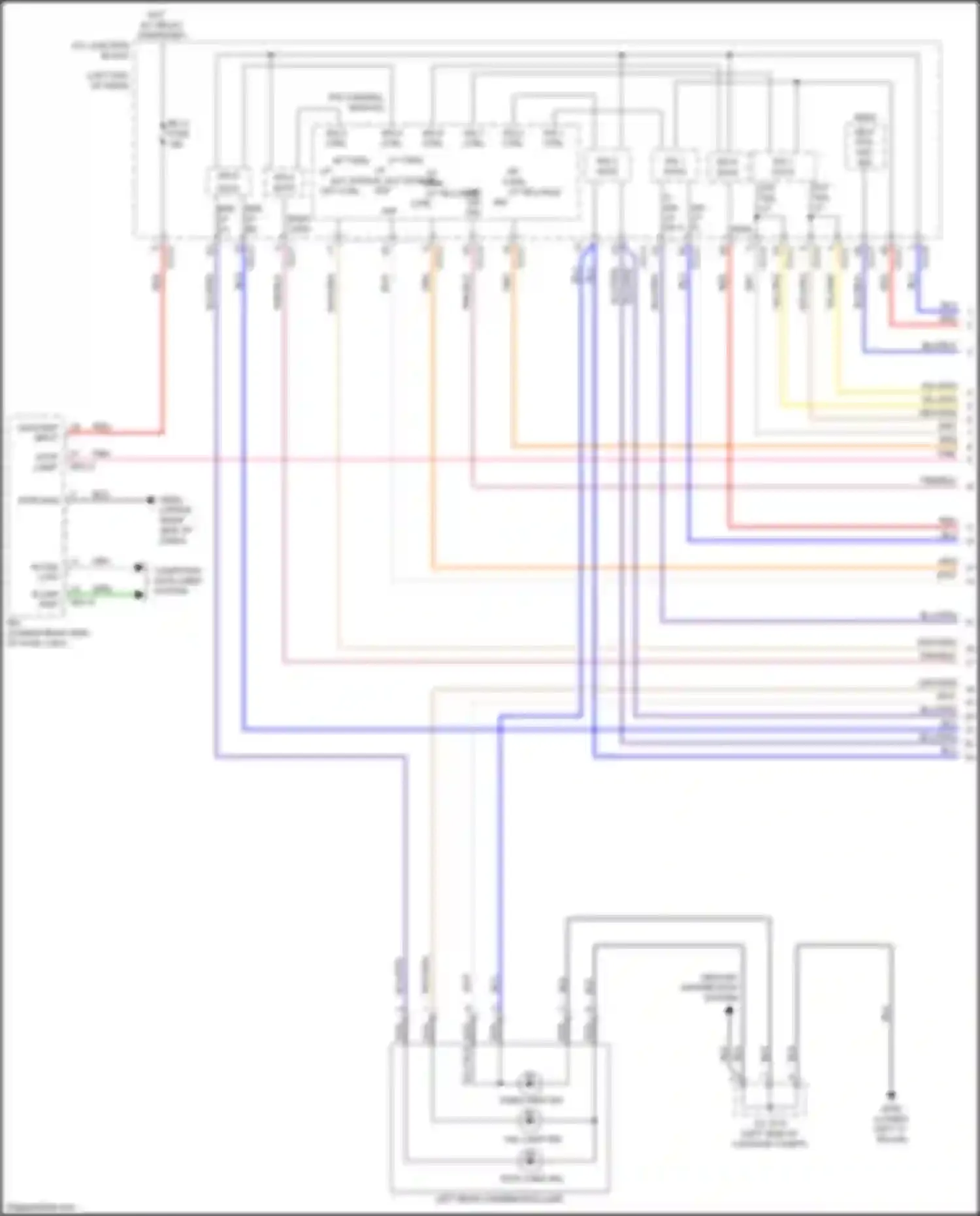 Wiring diagram icu-c for Kia K9 II (2018-2021) (24 of 29)