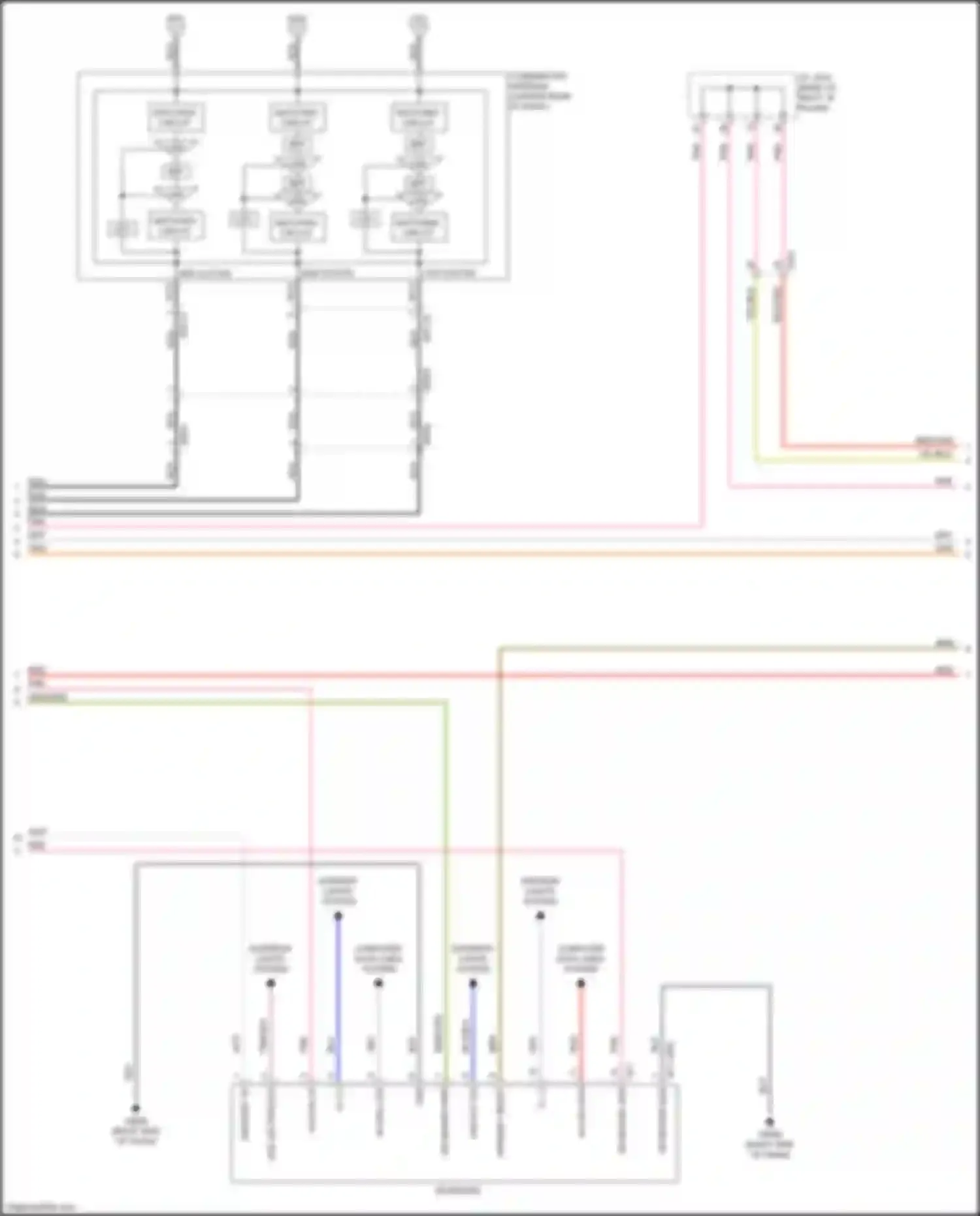 Wiring diagram m-can high for Kia K9 II (2018-2021) (3 of 24)