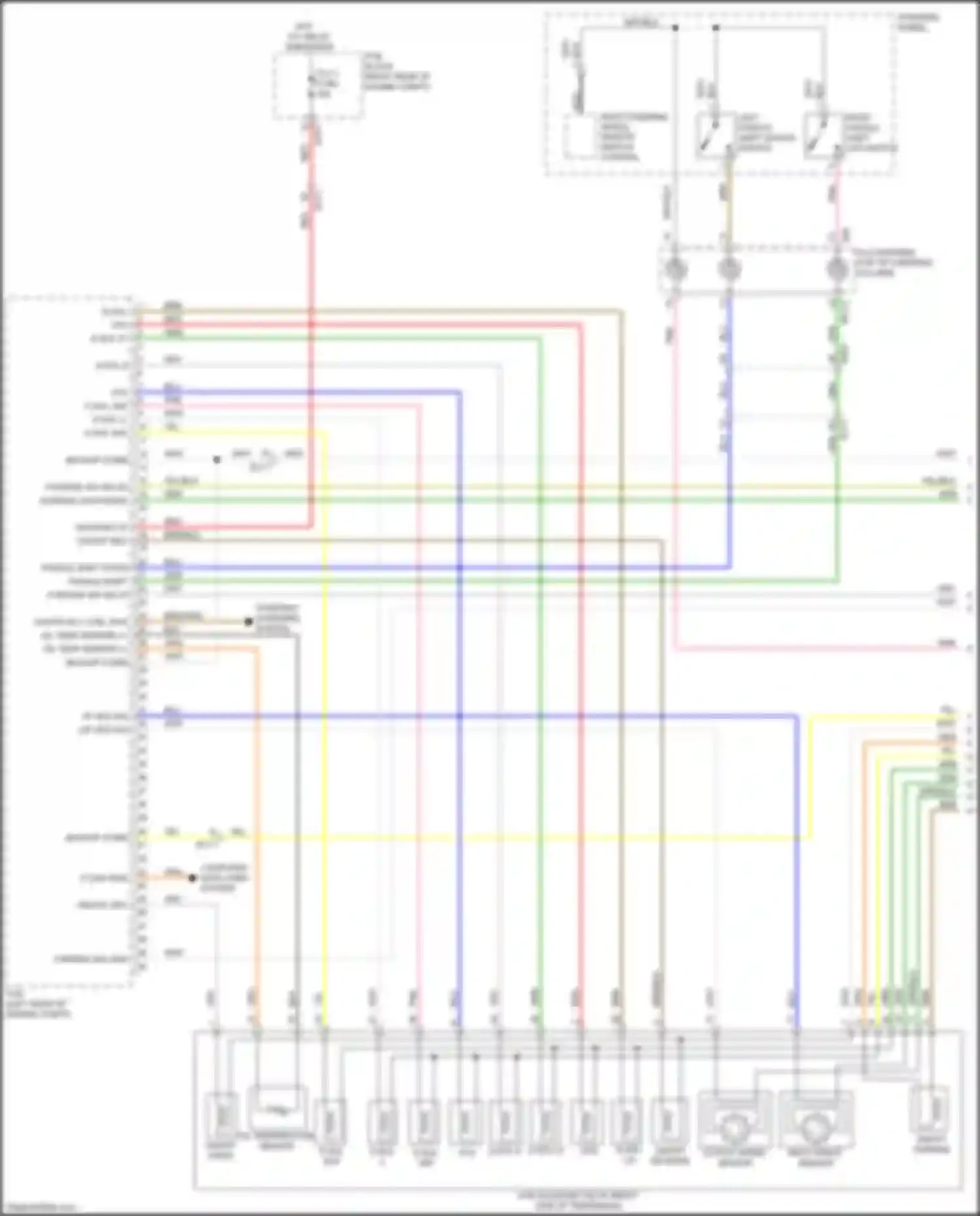 Wiring diagram output speed sensor for Kia K9 II (2018-2021) (1 of 1)