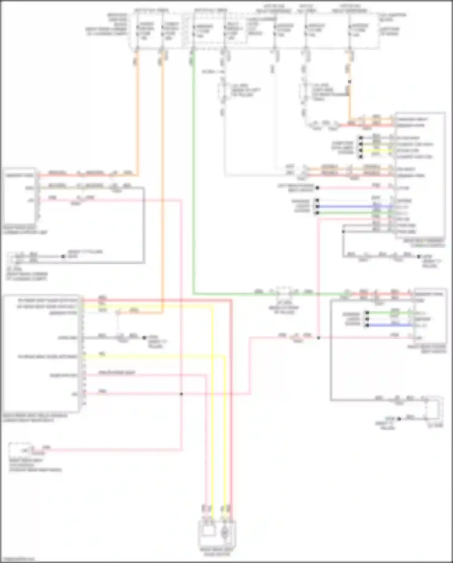 Wiring diagram pnk lin for Kia K9 II (2018-2021) (4 of 4)