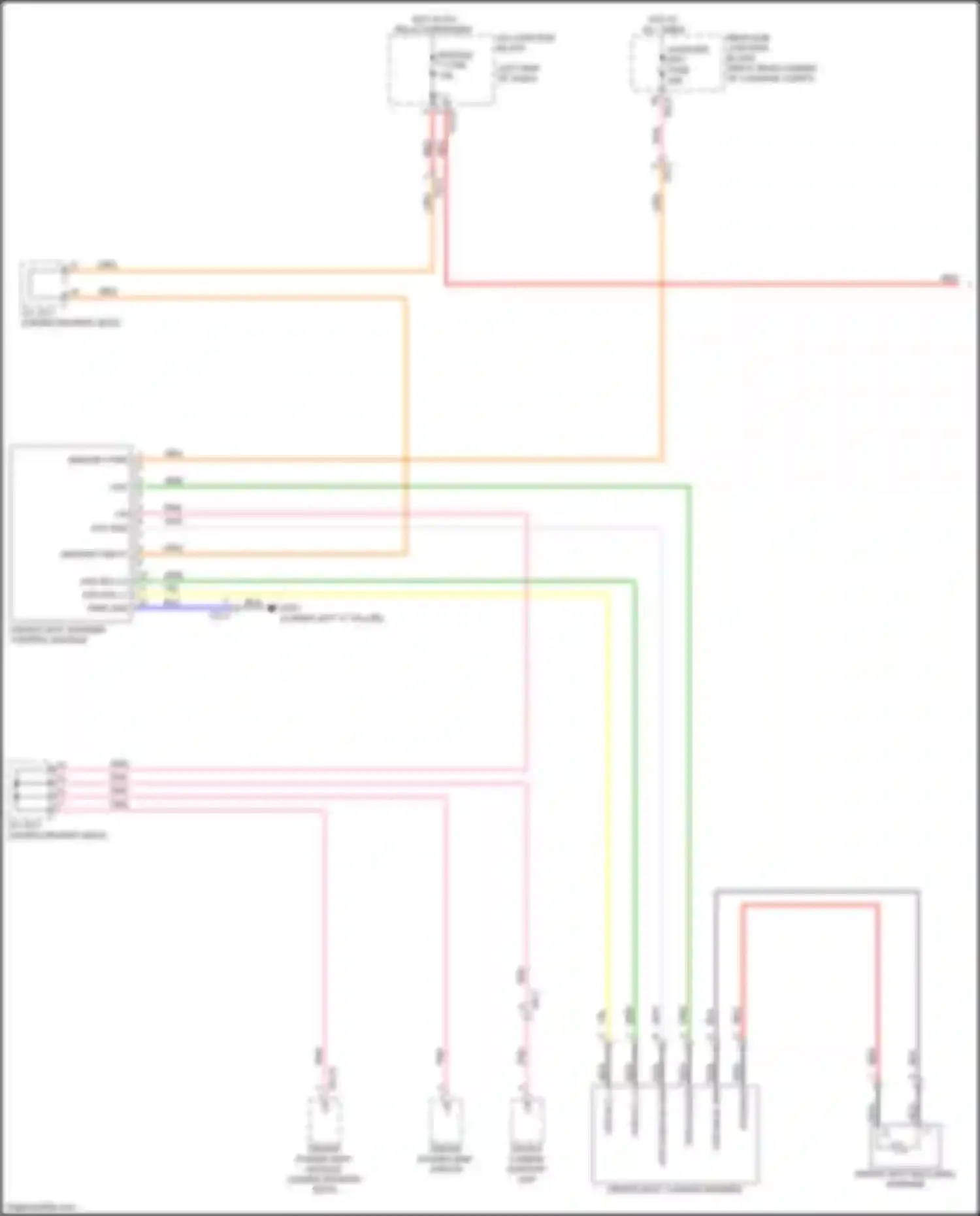 Wiring diagram s/heater drv fuse for Kia K9 II (2018-2021) (2 of 3)