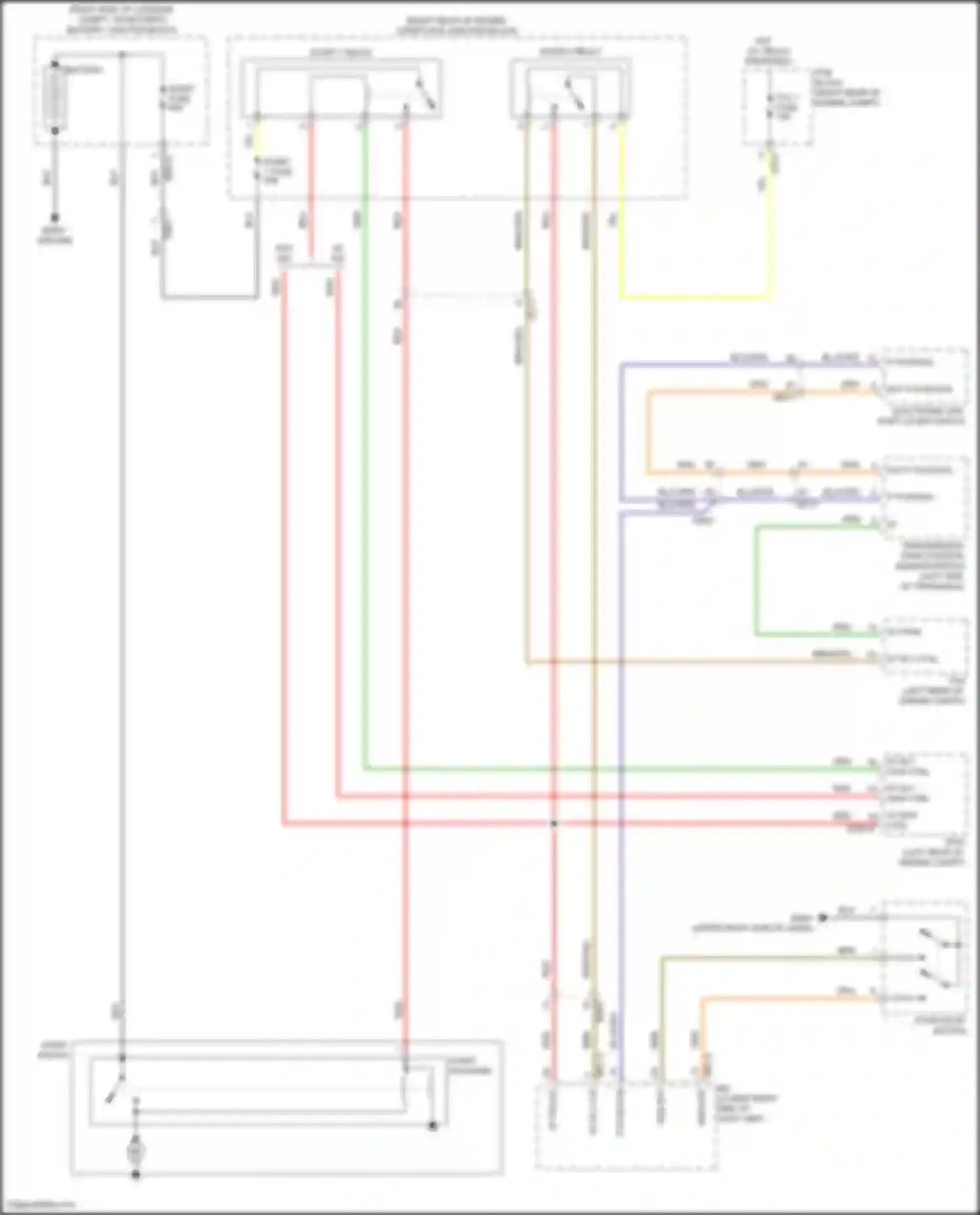 Wiring diagram st rly ctrl for Kia K9 II (2018-2021) (1 of 1)