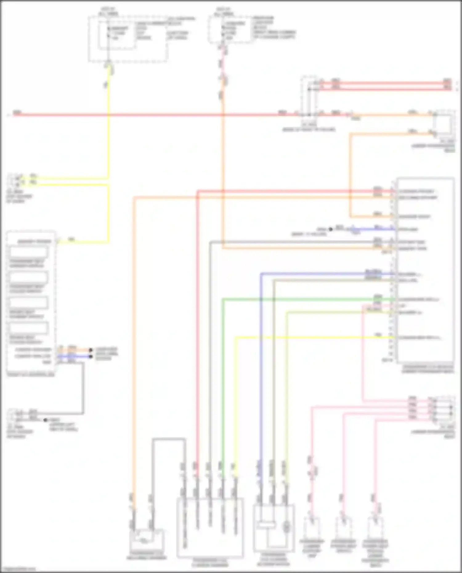 Wiring diagram yel/blk for Kia K9 II (2018-2021) (12 of 32)