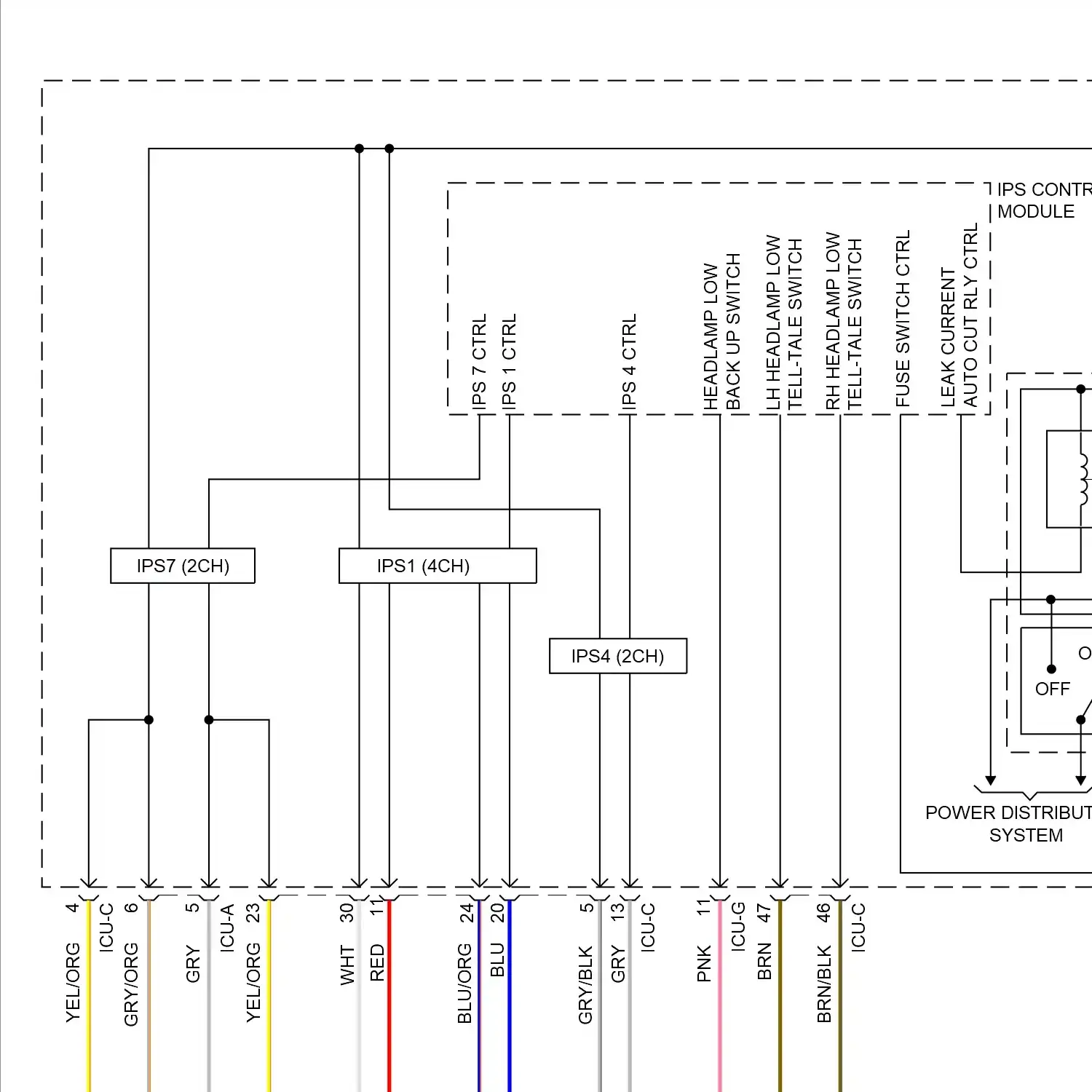 demo - Ips control module circuit (1 of 3) Ips control module circuit (1 of 3)