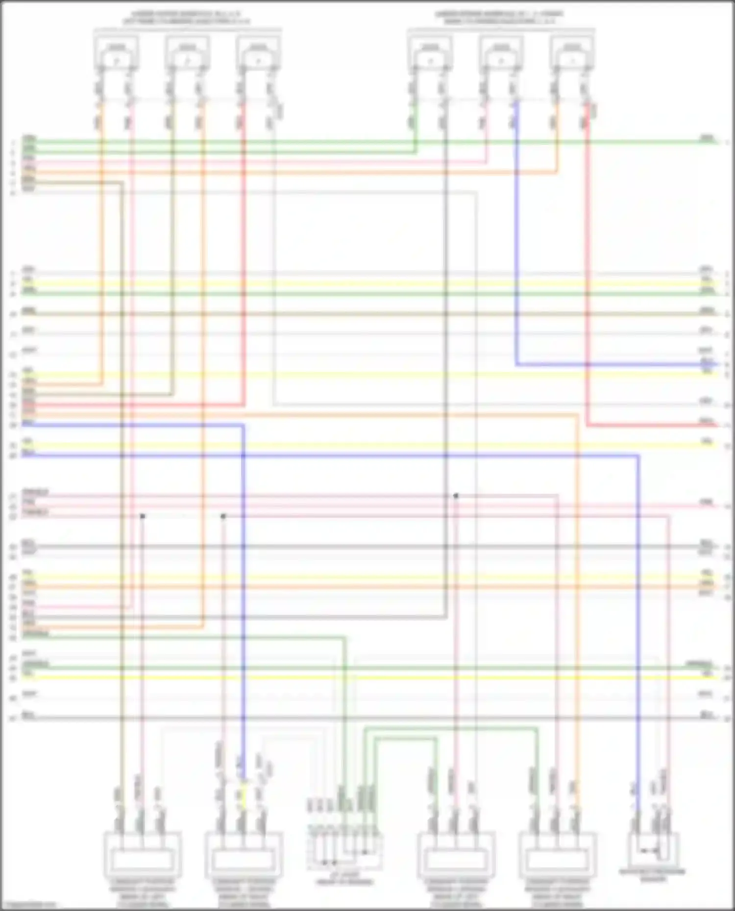 Car Wiring Diagrams for K900 Kia II (2018-2022): Wiring diagram engine performance 3.3l turbo (2 of 9)