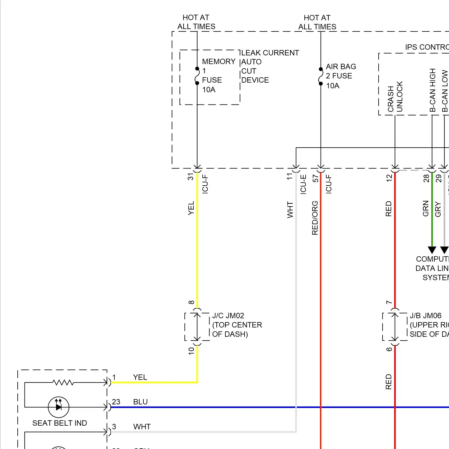 demo - Air bag circuit (1 of 3) Air bag circuit (1 of 3)