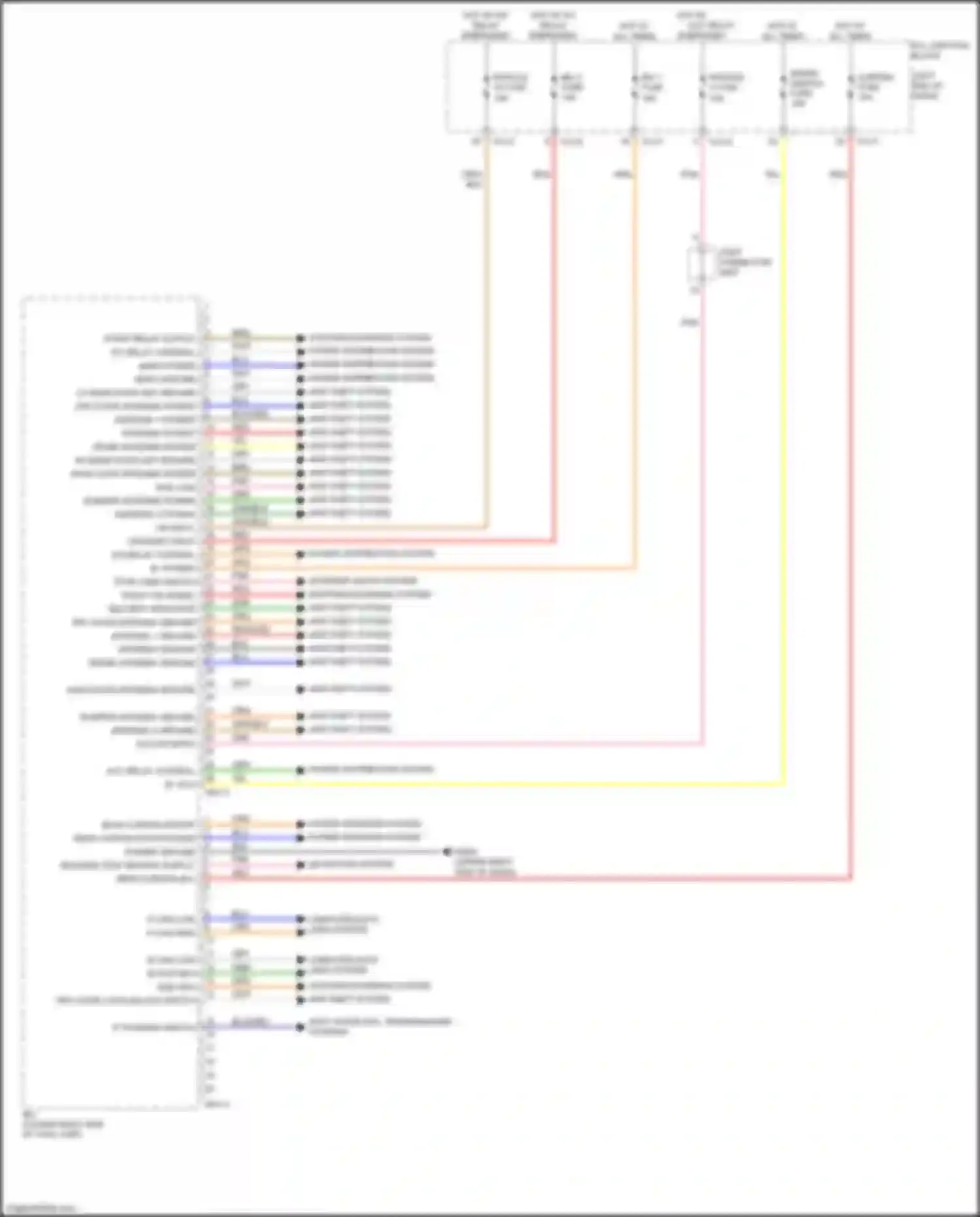 Wiring diagram acc relay control for Kia K900 II (2018-2022) (1 of 1)