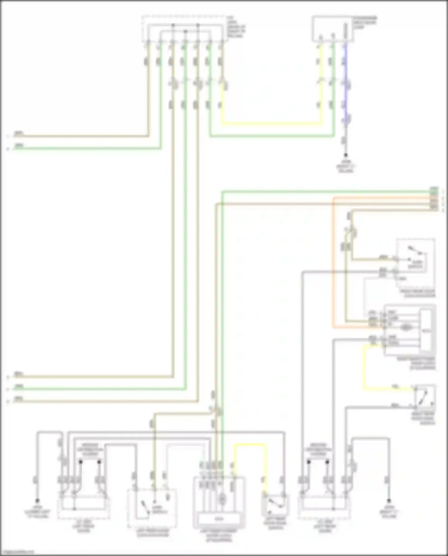 Wiring diagram ajar sw for Kia K900 II (2018-2022) (1 of 12)